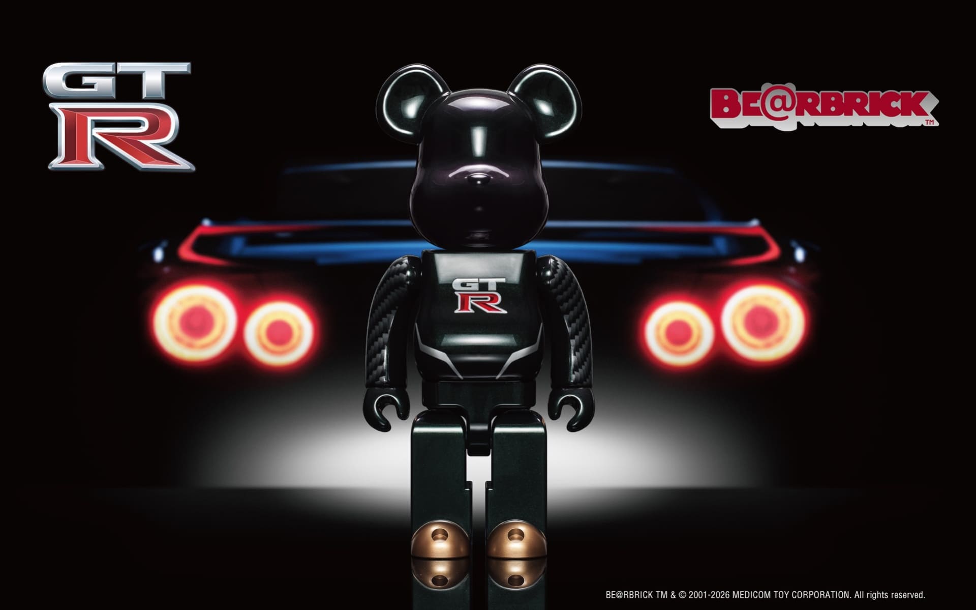 日産とBE＠RBRICKの新作「NISSAN GT-R BE＠RBRICK 100％＆400％」