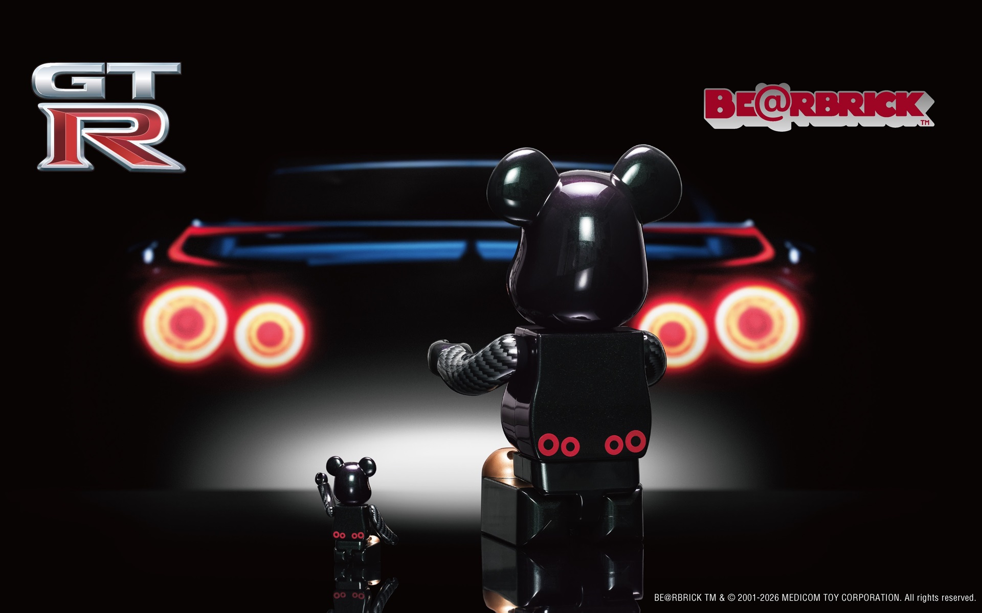 NISSAN GT-R BE＠RBRICK 100％＆400％は先着順の数量限定販売となっている