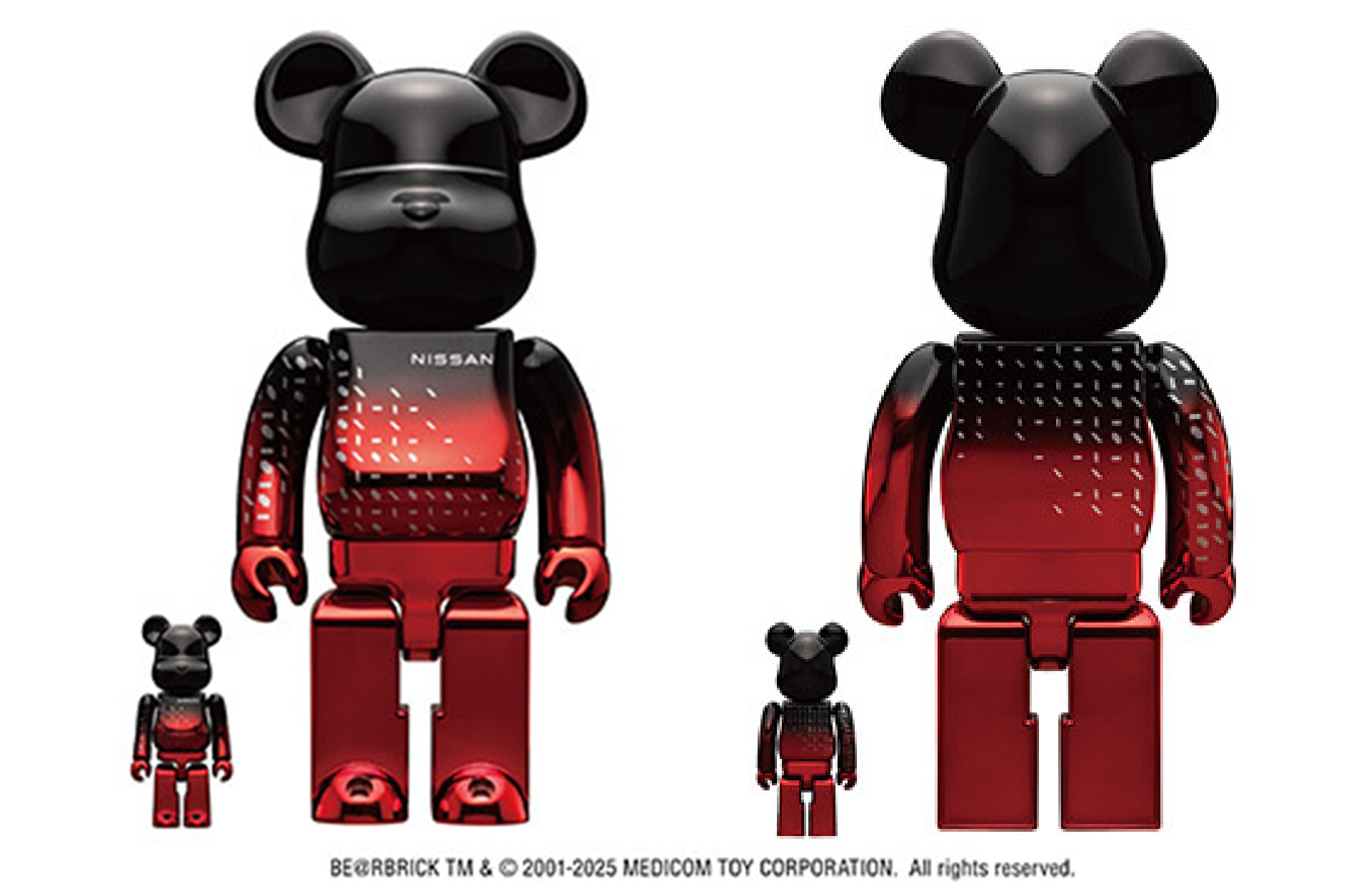 2025年限定モデル「NISSAN BE＠RBRICK“Sakura at Japanese Dawn 暁の桜”100％＆400％」