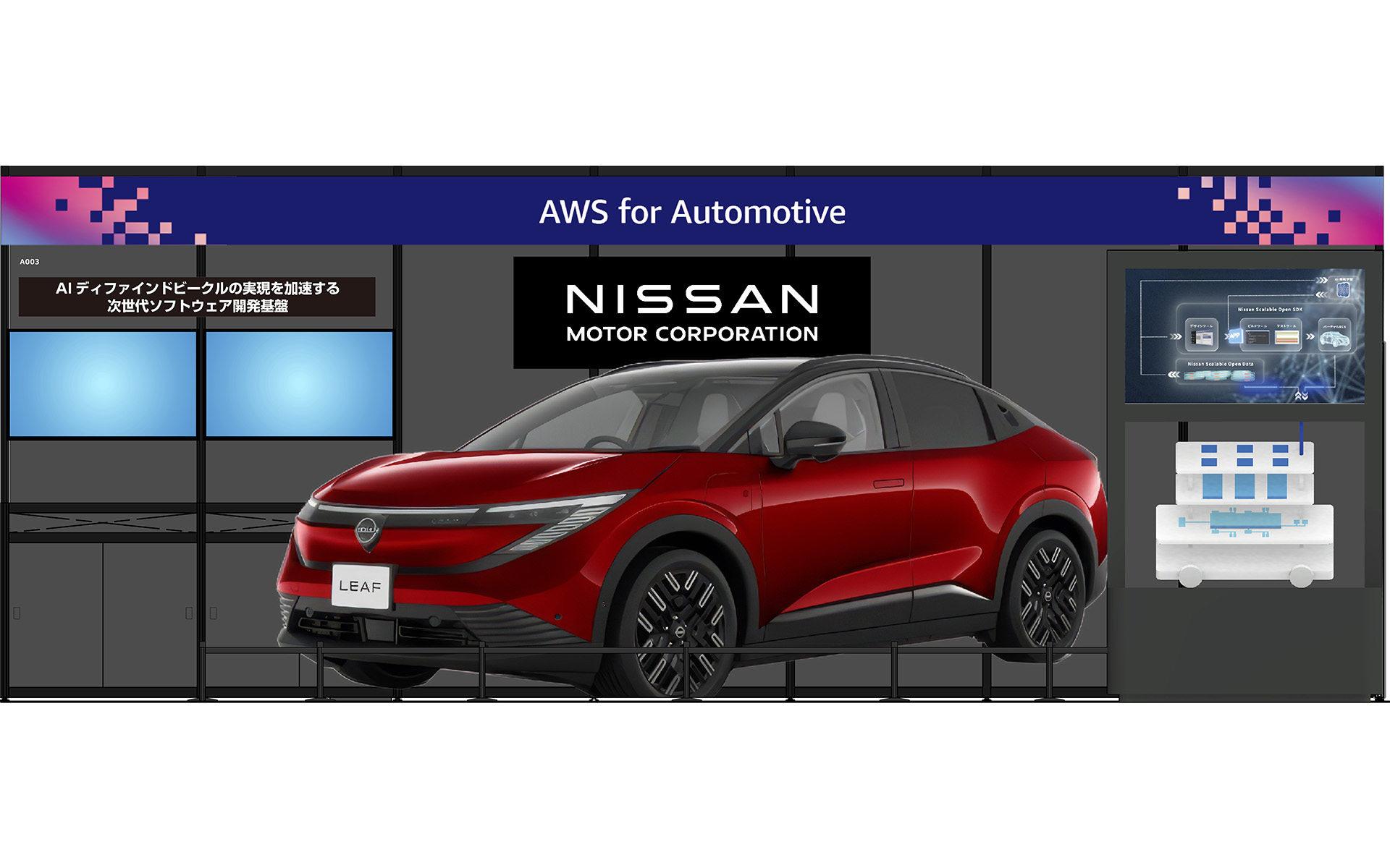 「AWS Summit Japan」で「日産 スケーラブル オープン プラットフォーム」を用いたSDVソフトウェア開発のデモンストレーションを公開