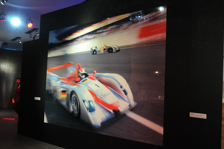 R8に至るアウディのスポーティーカーの歴史も見ることができる