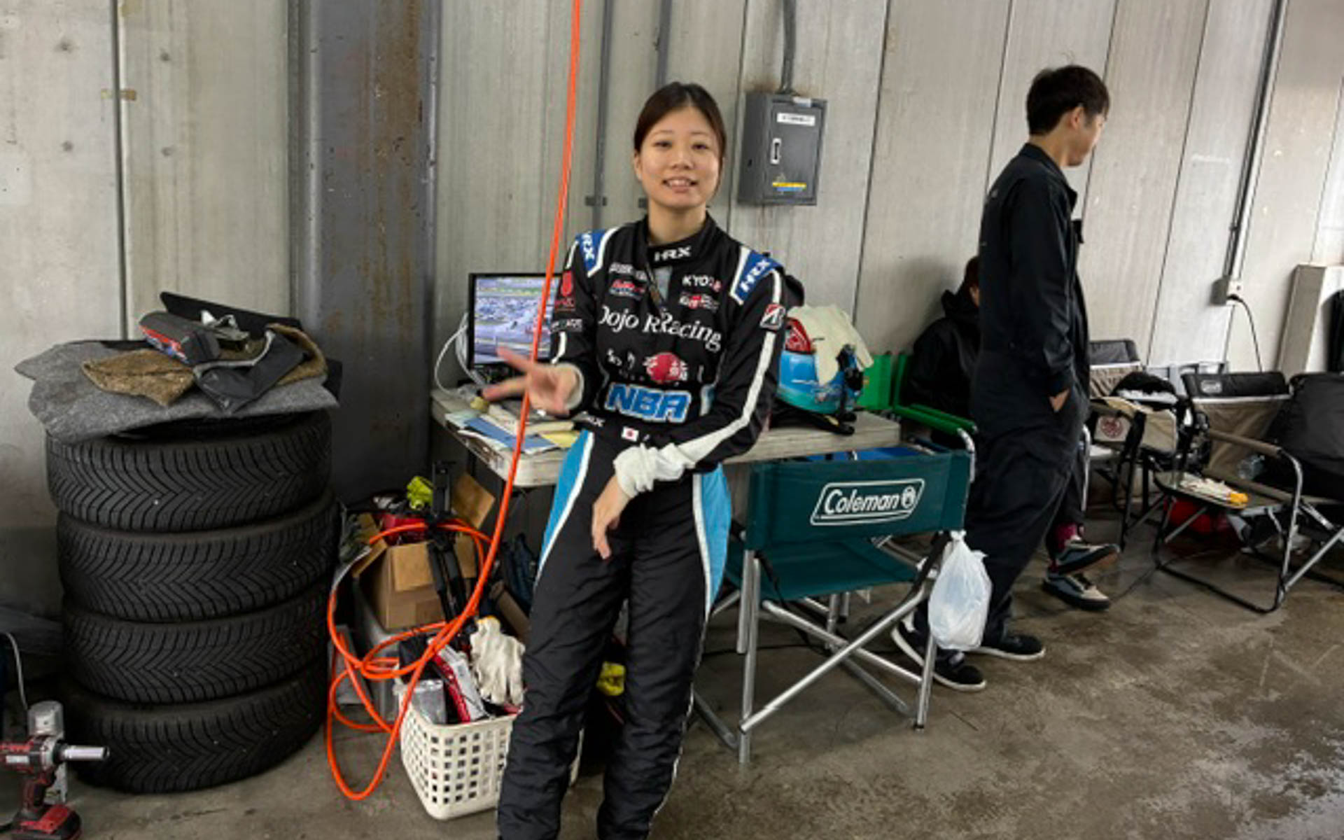 永井歩夢選手にはいつも協力してもらっている。モトクロスからのレース経験は長くて、4輪も速く、何よりフィードバックが的確なのがありがたい