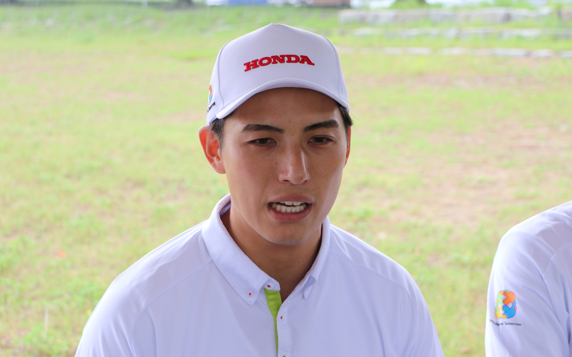 本田技研工業株式会社 社会貢献推進室 渡部寛太氏。公式ラグビー部「Honda HEAT」の選手として活動。2024年に社会貢献推進室のビーチクリーン活動担当に就任