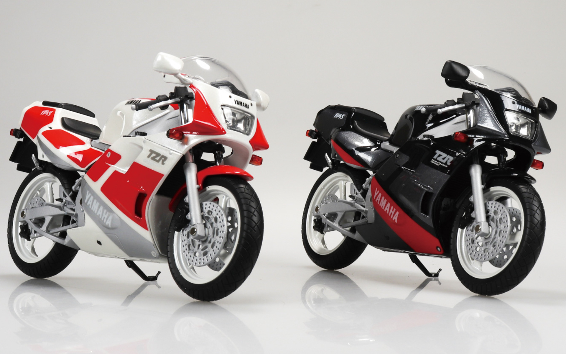 青島文化教材社の完成品バイクシリーズから「ヤマハTZR250'89」が登場する