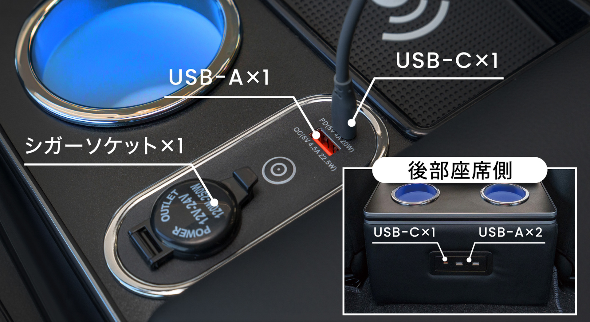 電源ポートを多数搭載