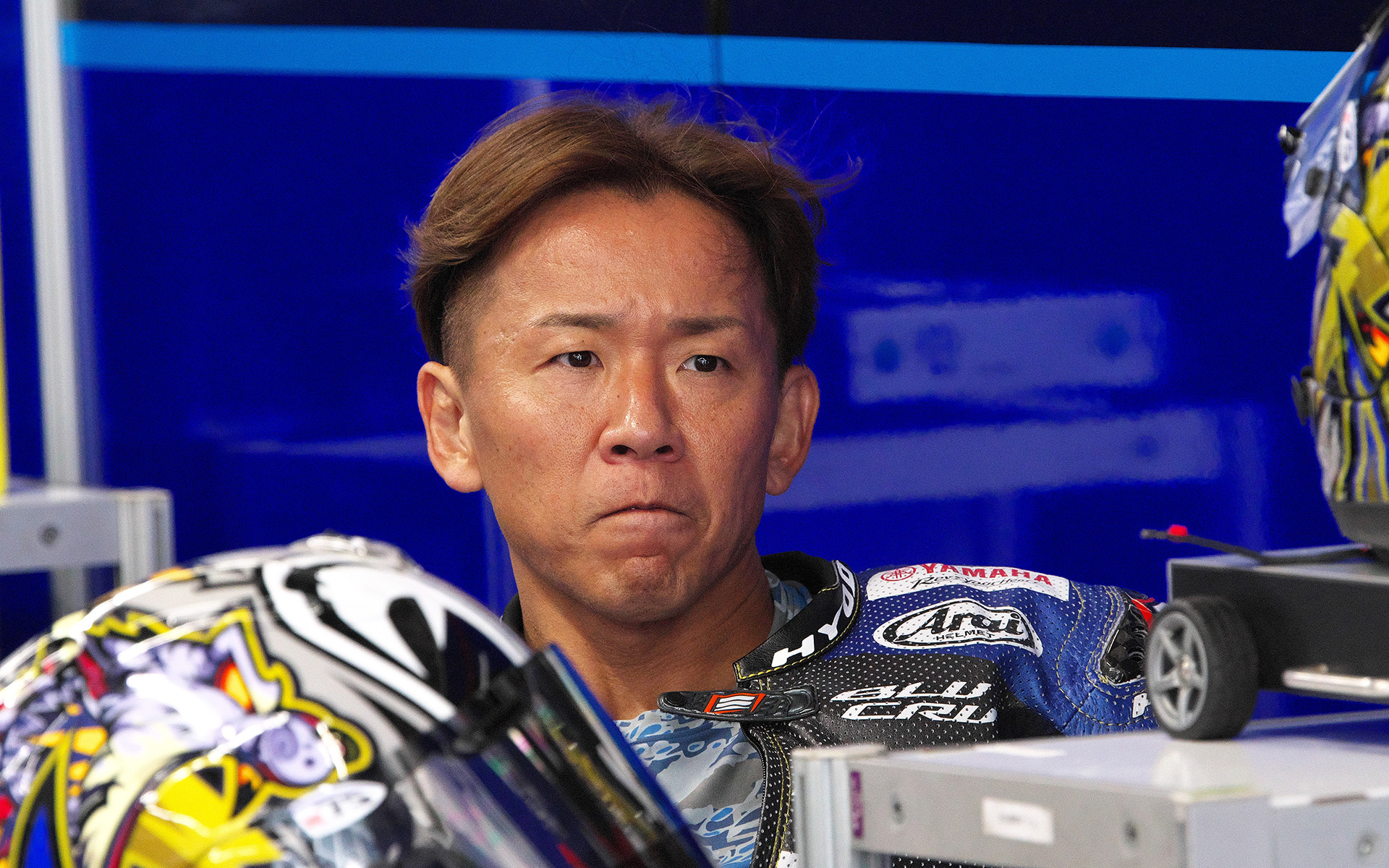 今季限りでの現役引退を表明し、鈴鹿8耐の「ラストラン」となる21号車YAMAHA FACTORY RACING TEAMの中須賀克行選手。決勝レースは5番グリッドからのスタートとなる