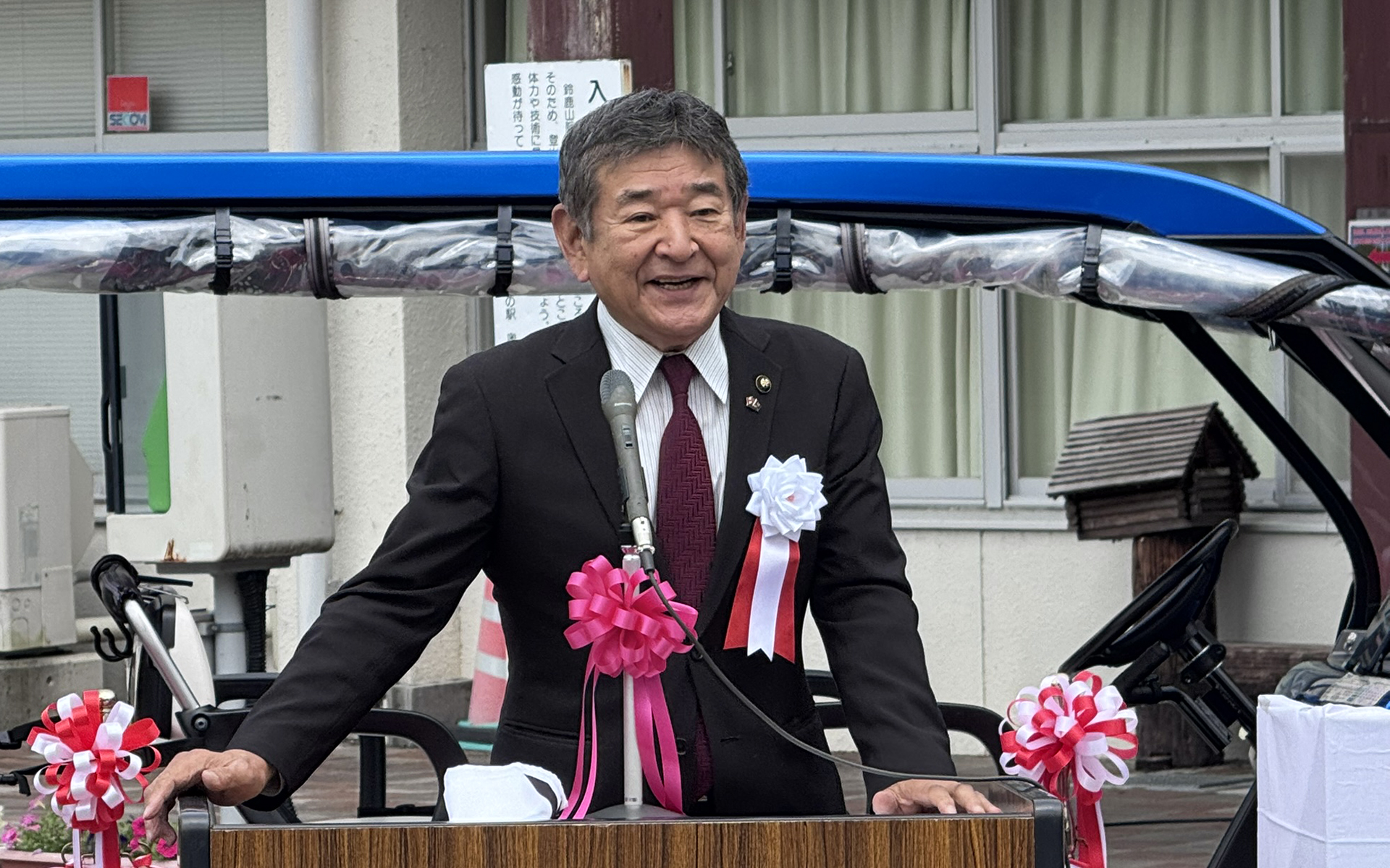 滋賀県東近江市長の小椋正清氏