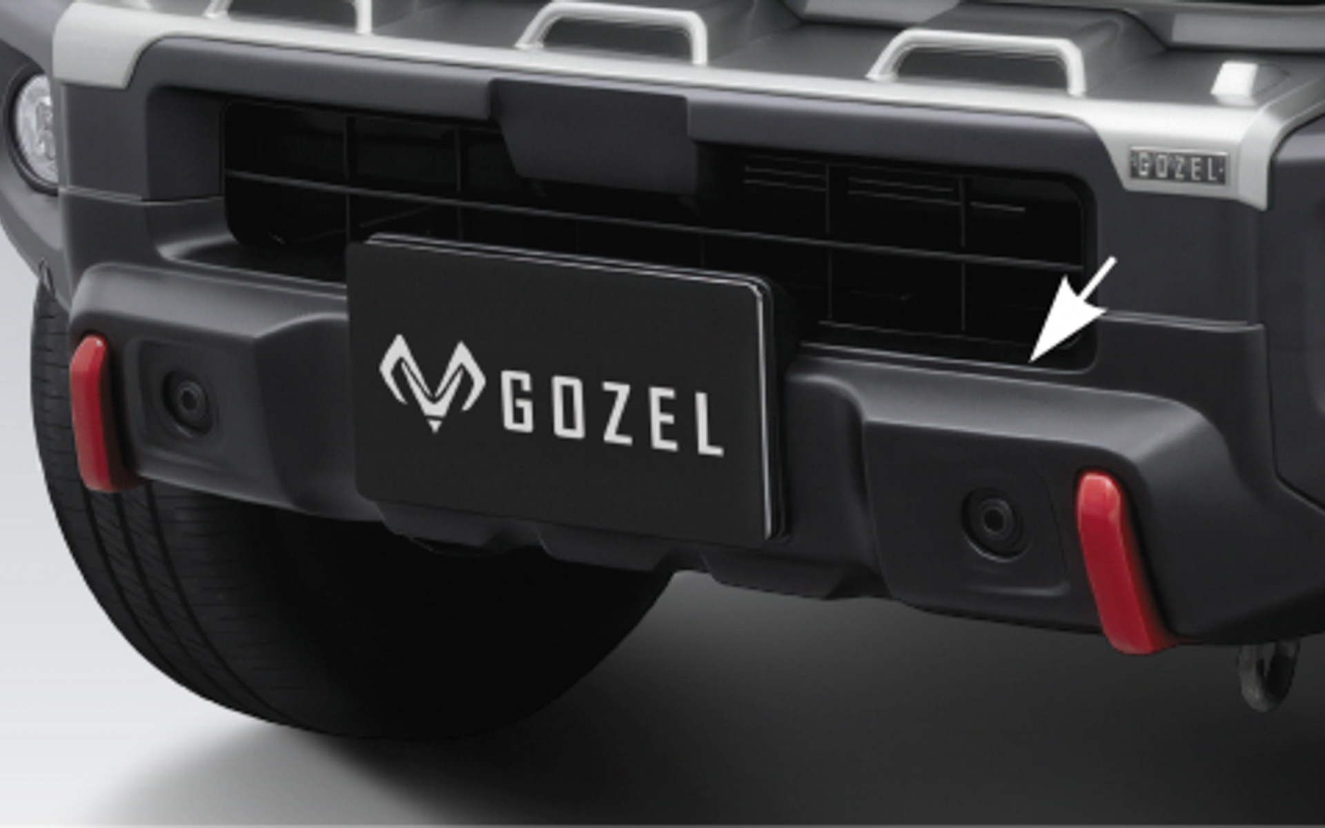 GOZELフロントバンパーアンダーガーニッシュ