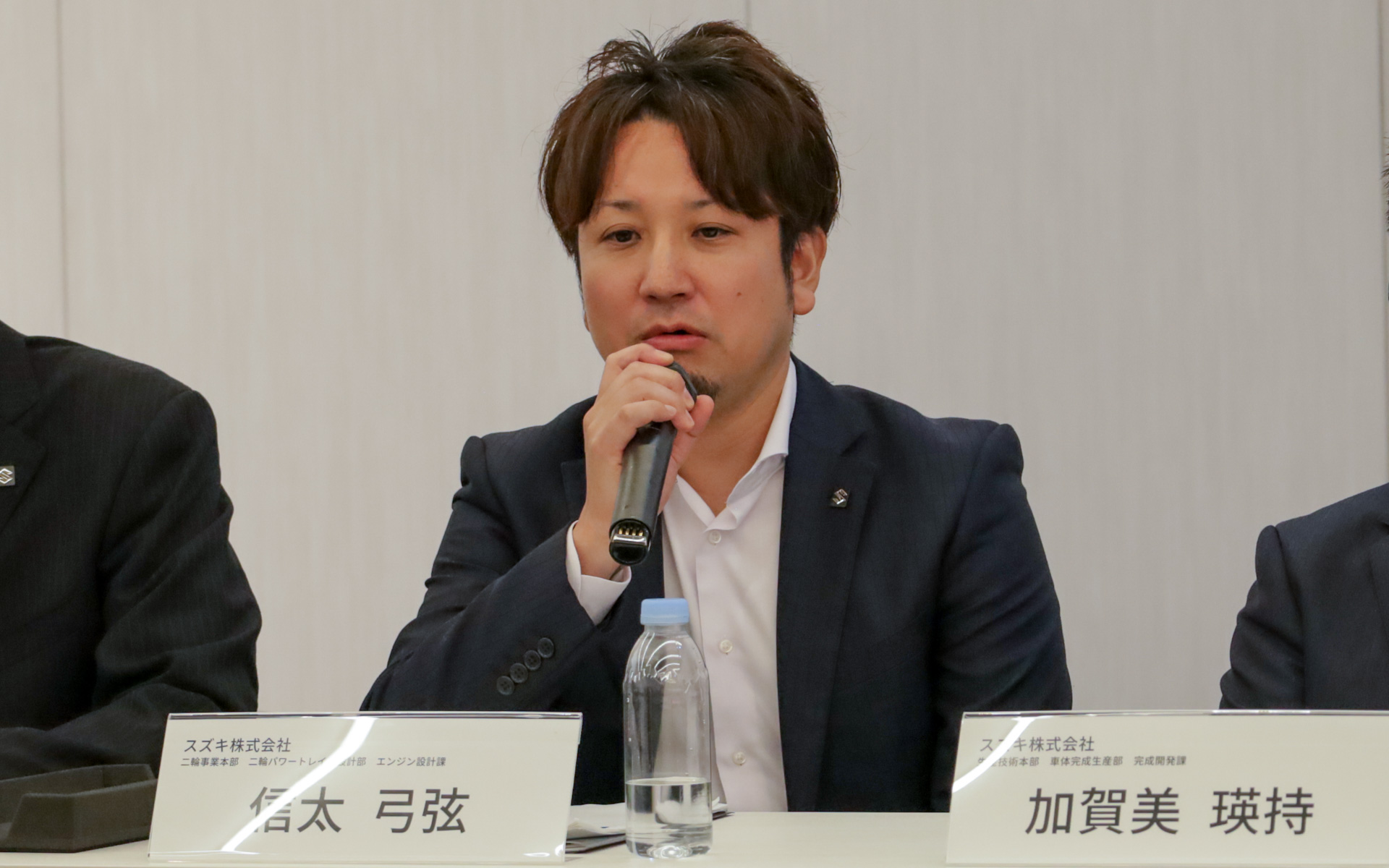 エンジン設計を担当した信太弓弦氏