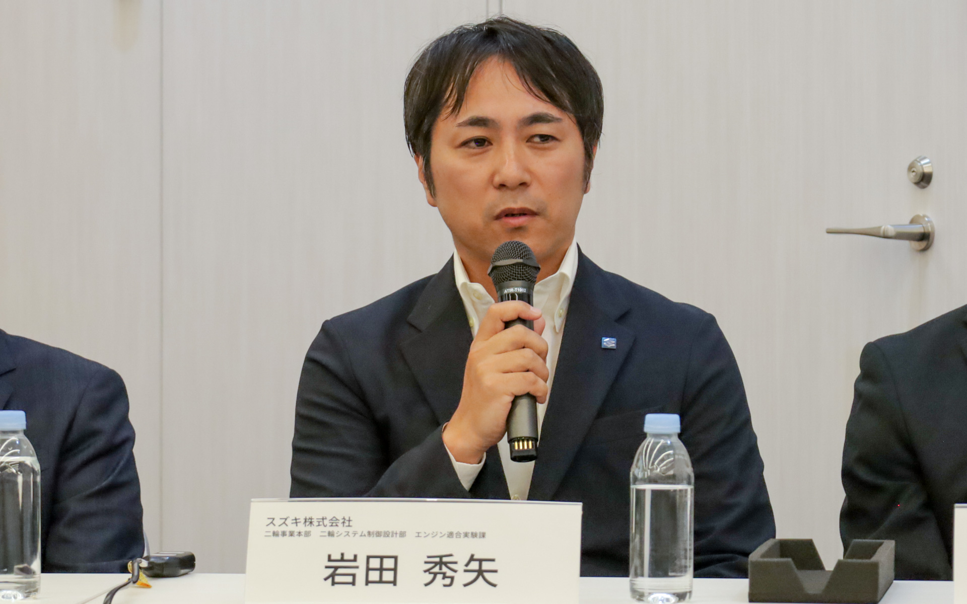 エンジン実験を担当した岩田秀矢氏