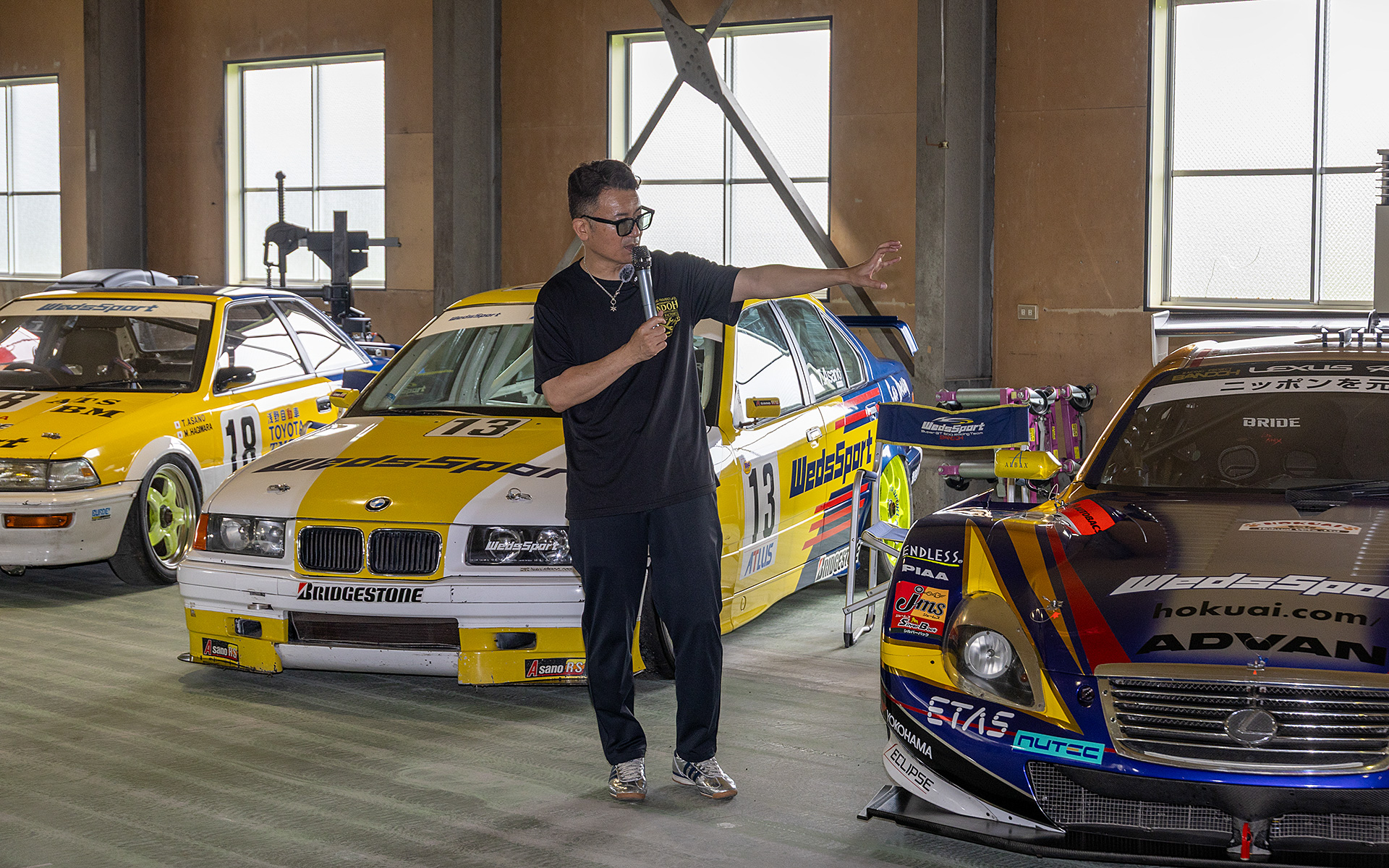 車両の展示のほかにファンミーティングやRACING PROJECT BANDOHが参加していないスーパーフォーミュラといったレースのパブリックビューイングなどを行なうスペースとして、さまざまなイベントにも活用していきたいとのこと