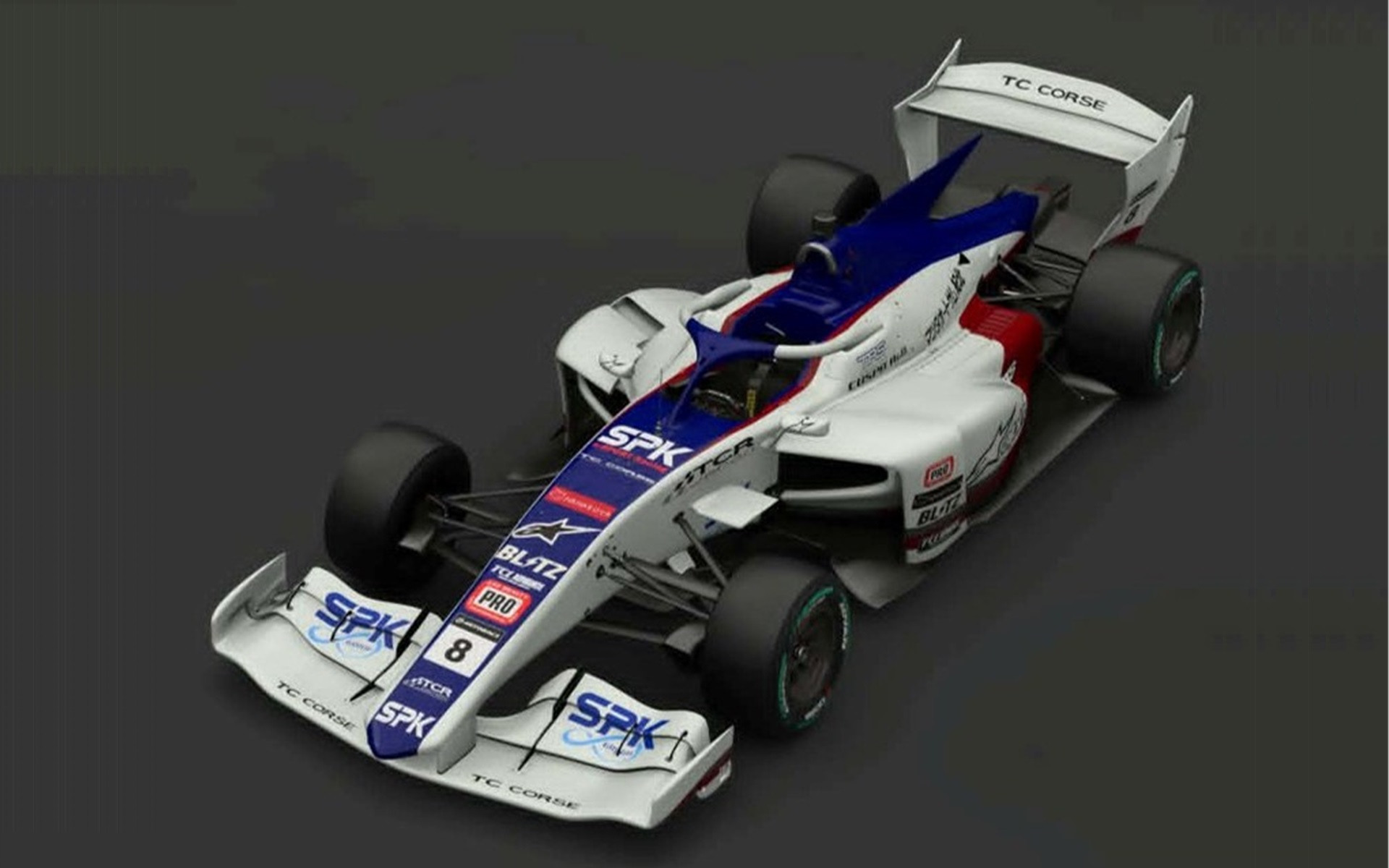SPK e-SPORT Racing with TC CORSEの大会参戦マシン（C）2017 Sony Interactive Entertainment Inc. Developed by Polyphony Digital Inc.“Gran Turismo” logos are registered trademarks or trademarks of Sony Interactive Entertainment Inc.