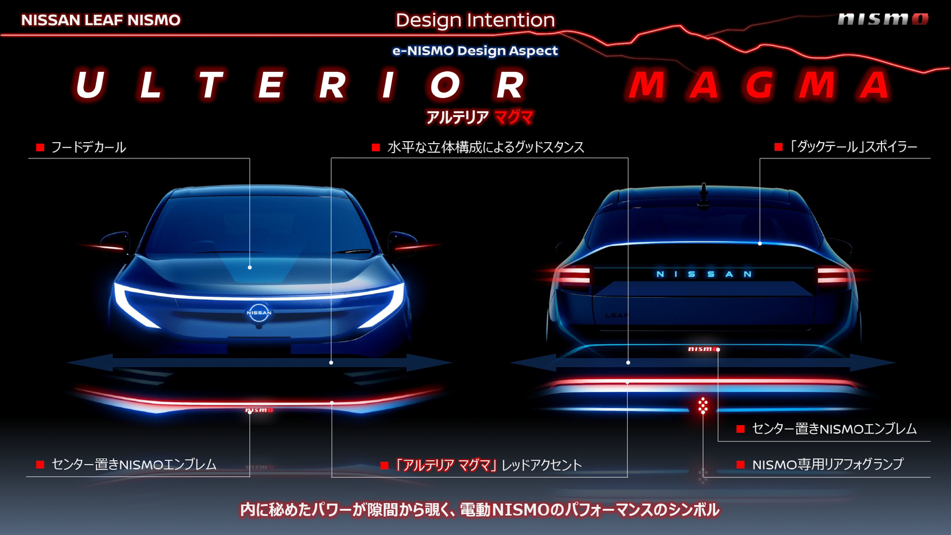 リーフNISMOデザインスケッチ