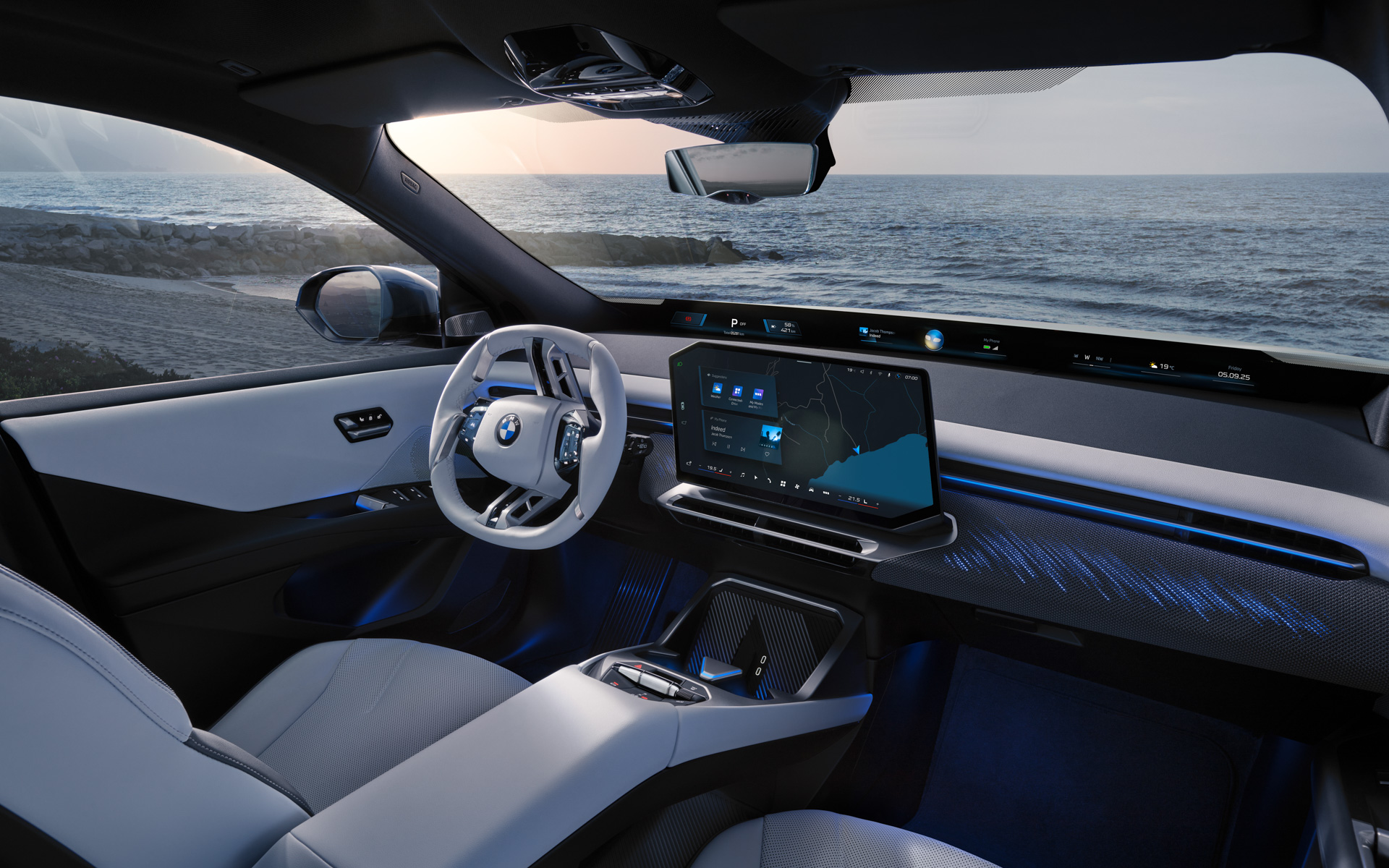 新型iX3のコクピット