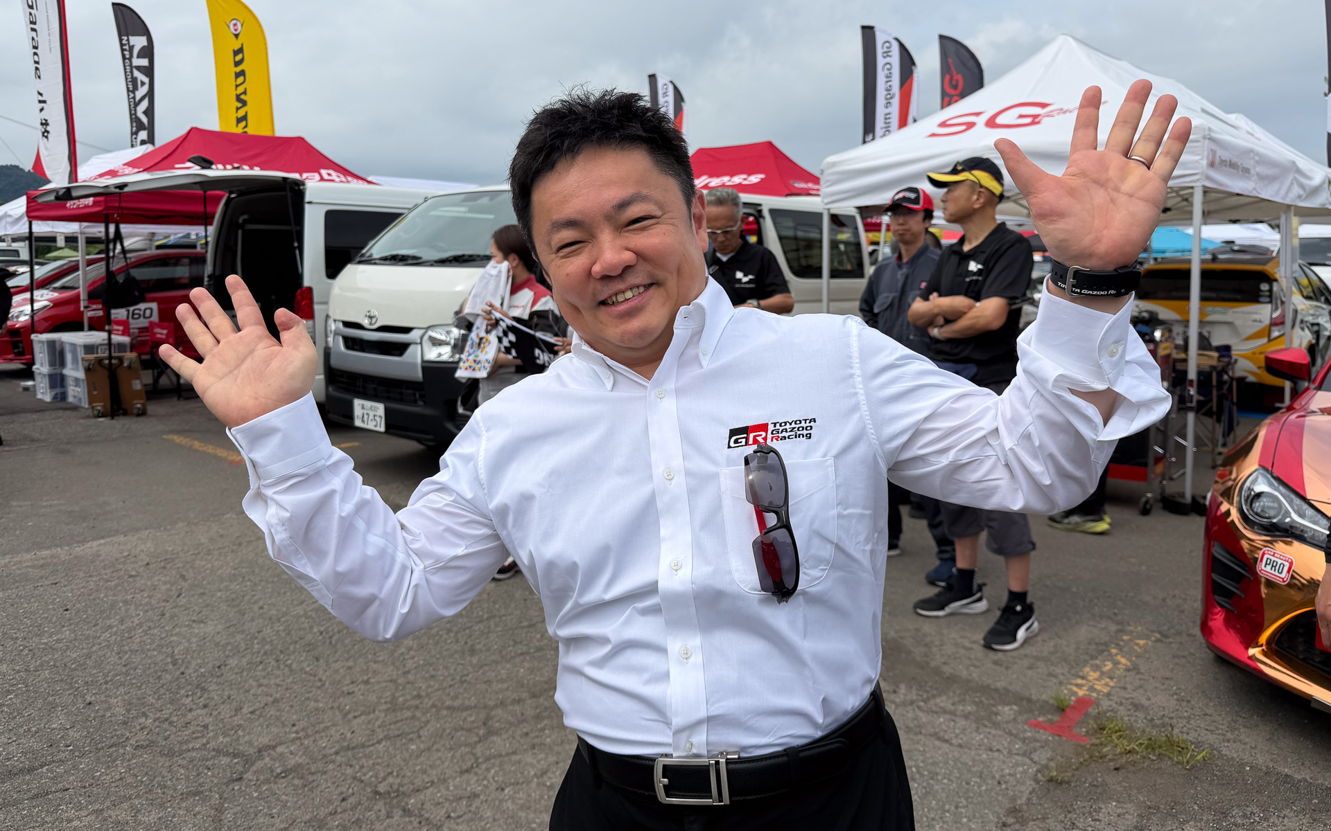 ニュル仕様のアップデート内容について語ってくれたトヨタ自動車株式会社 GAZOO Racingカンパニー 高橋智也プレジデント