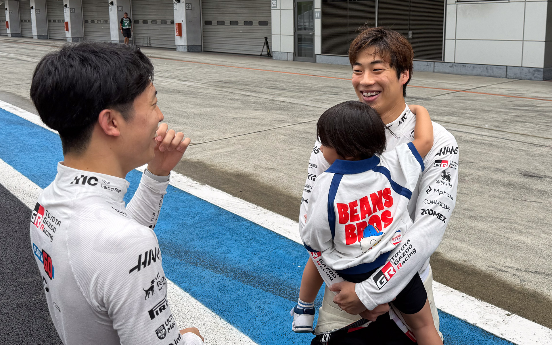TPCには、坪井翔選手（左）と福住仁嶺選手（右）が参加