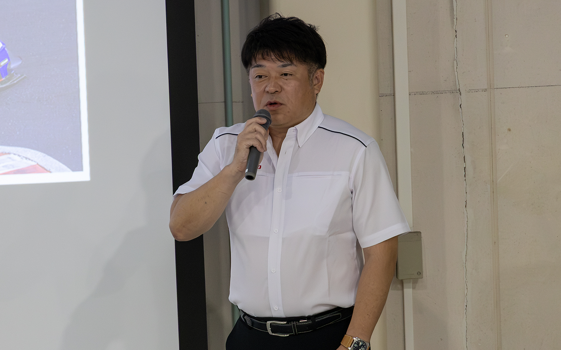 日産モータースポーツ＆カスタマイズ モータースポーツパワートレーン開発部の主管を務める片倉丈嗣氏