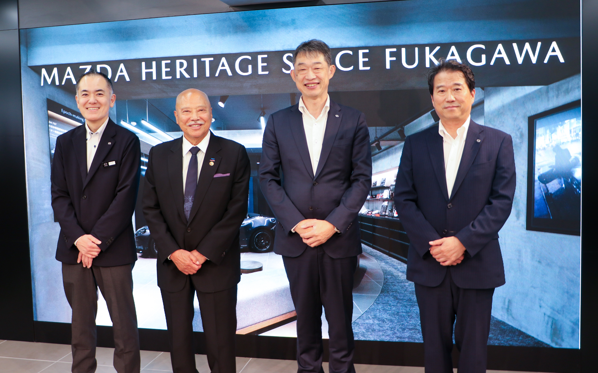 MAZDA HERITAGE SPACE FUKAGAWAは7月30日にオープンしたので、ぜひ一度足を運んでみていただきたい