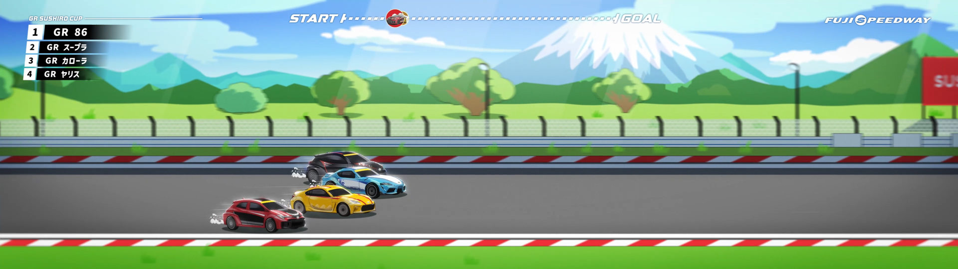 注文金額に応じて始まるミニゲームも「GRスシローカップ」に変化。ただし、ゲームの結果もらえるグッズはGRグッズではなく、通常のだっこずしグッズとなる