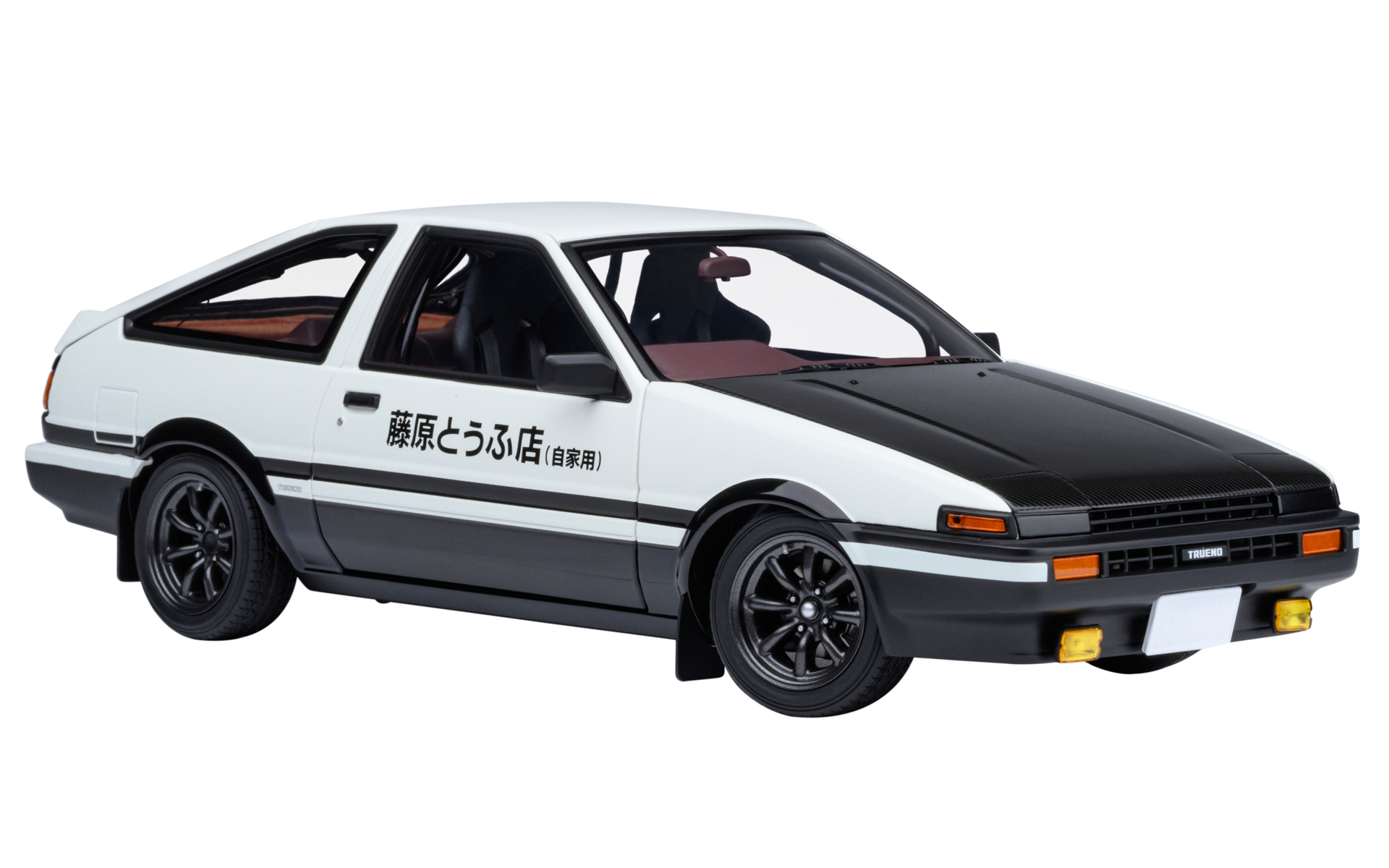 藤原とうふ店のAE86 1/18スケールモデル