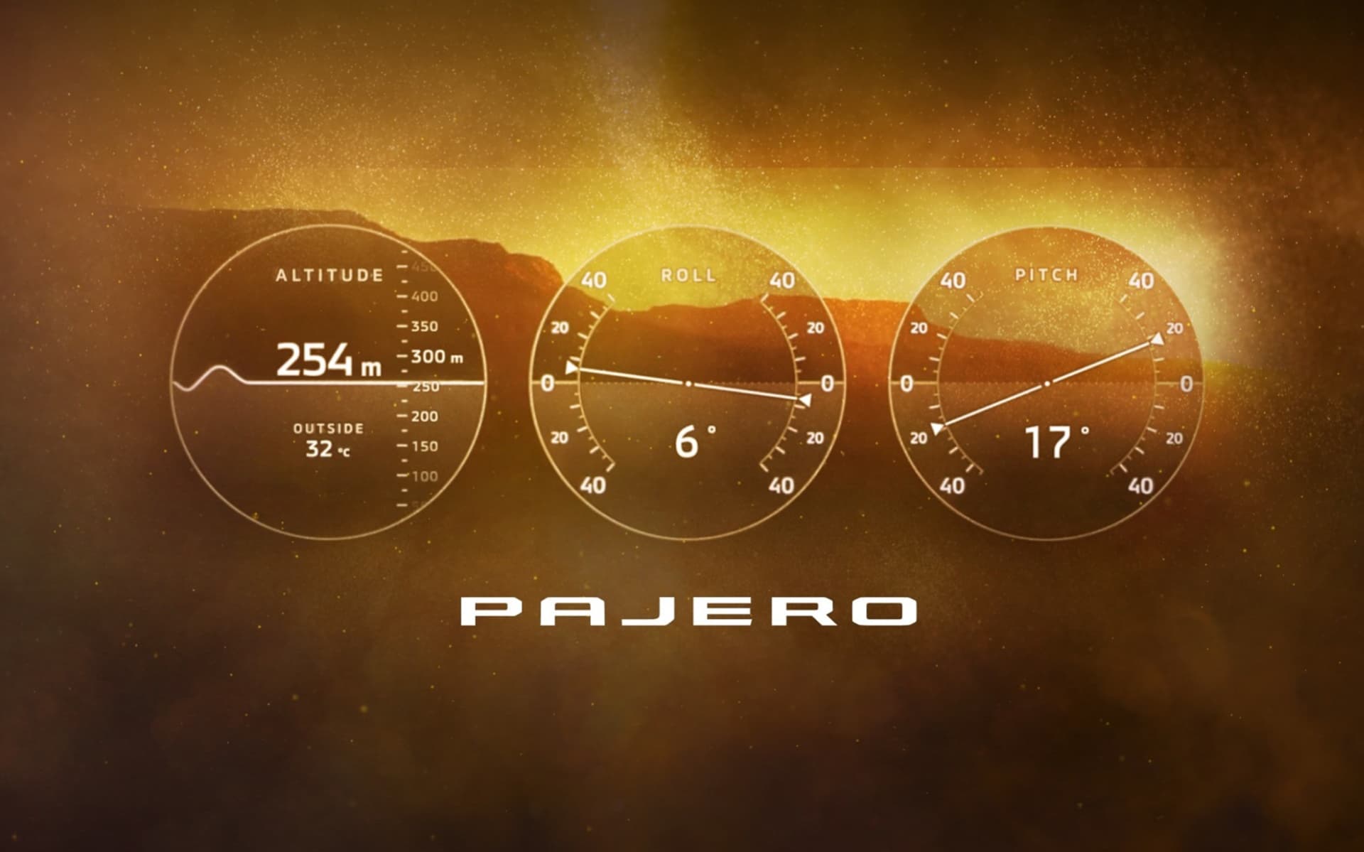 新型パジェロは「マルチメーター」搭載