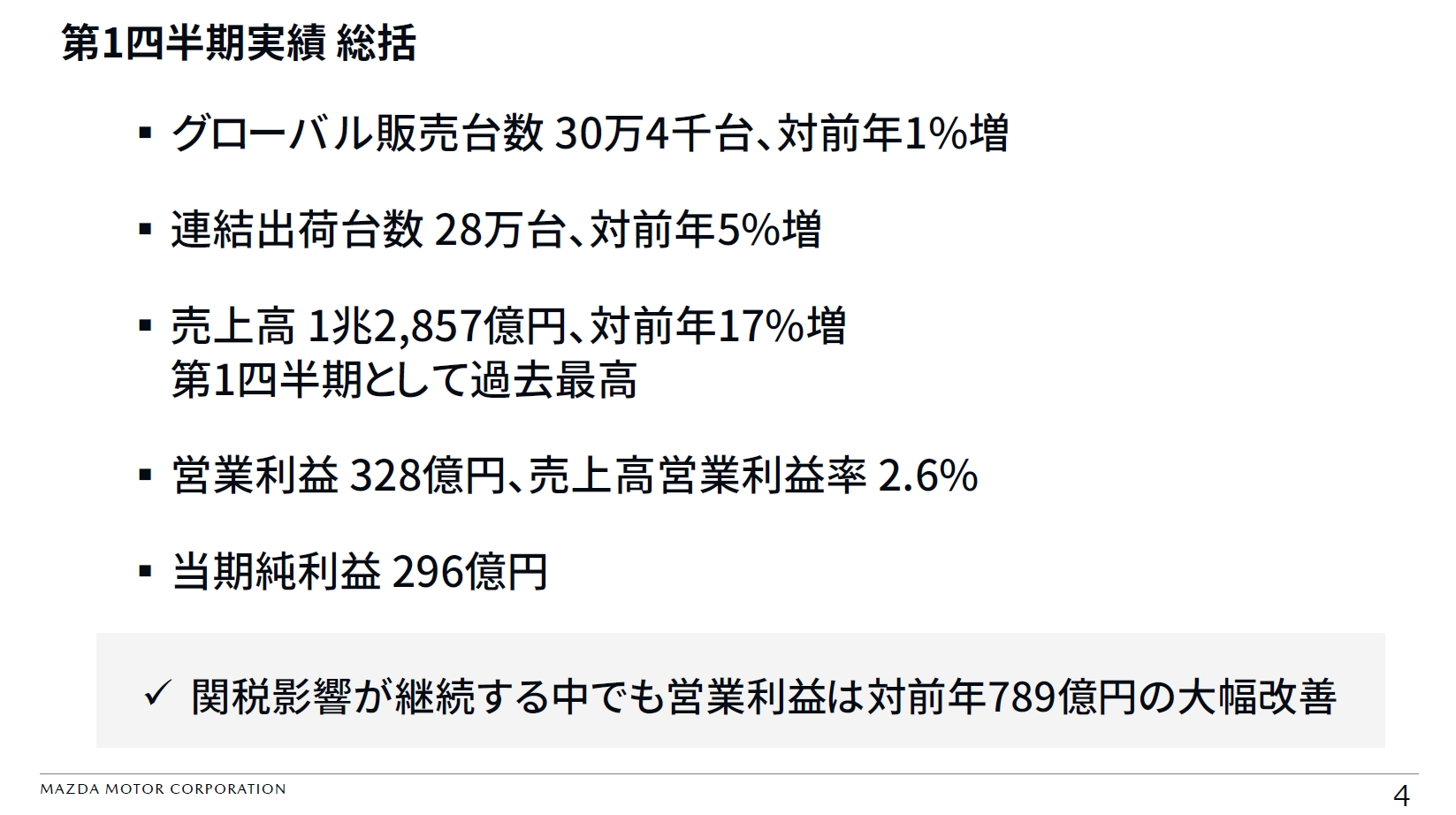 2027年3月期 第1四半期決算の総括