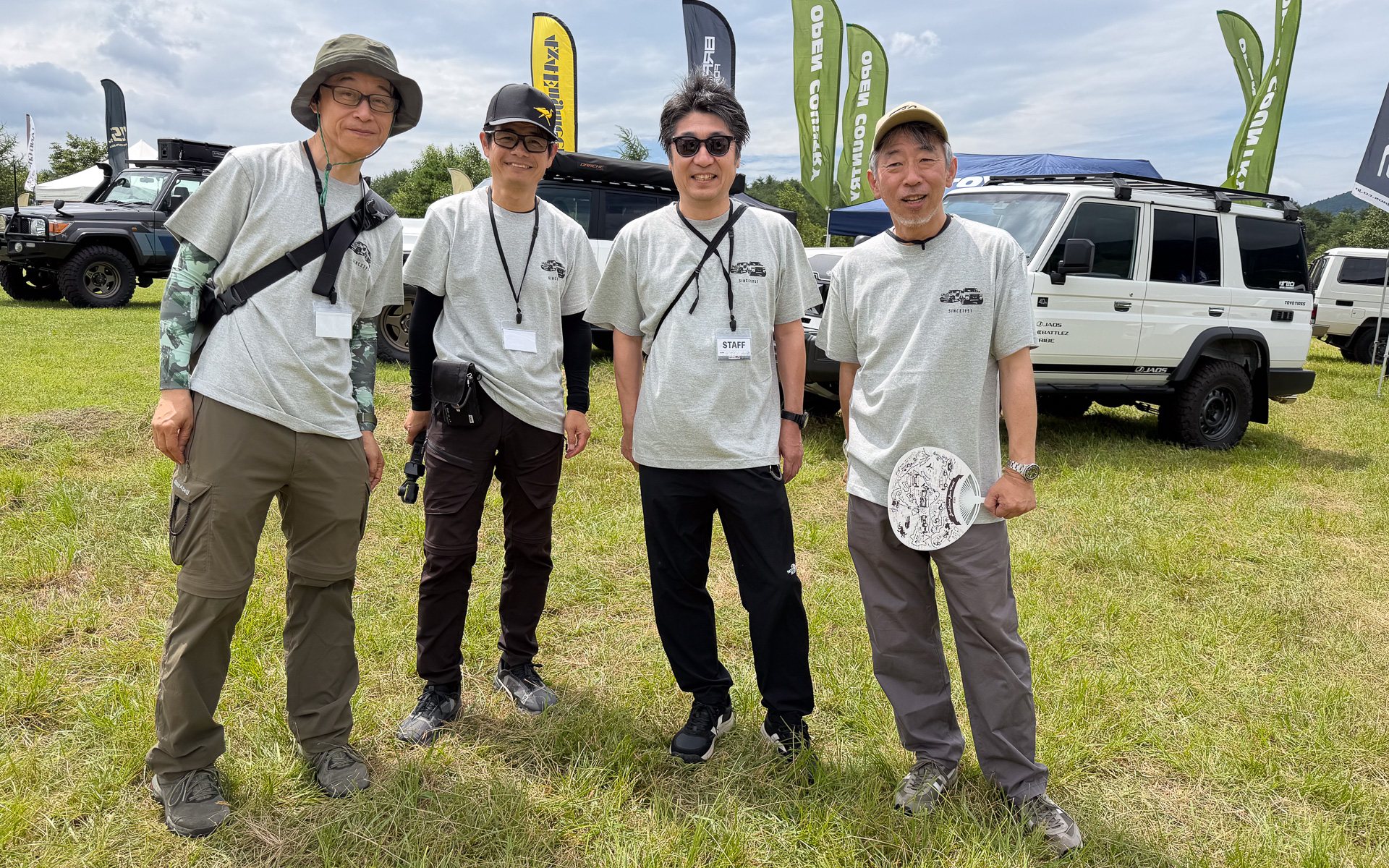 ランドクルーザーのデザインチームもイベントを訪れ参加者とのコミュニケーションを楽しんでいた