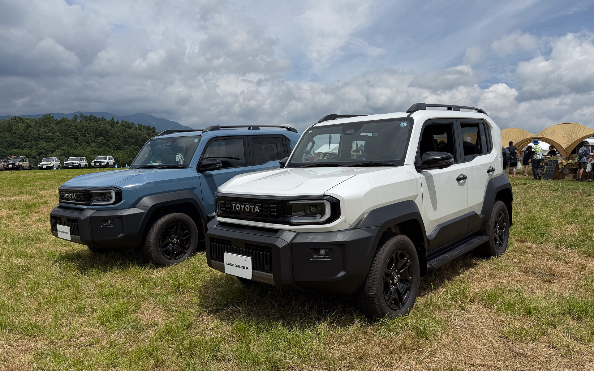最新のランドクルーザーであるFJは、展示も実施