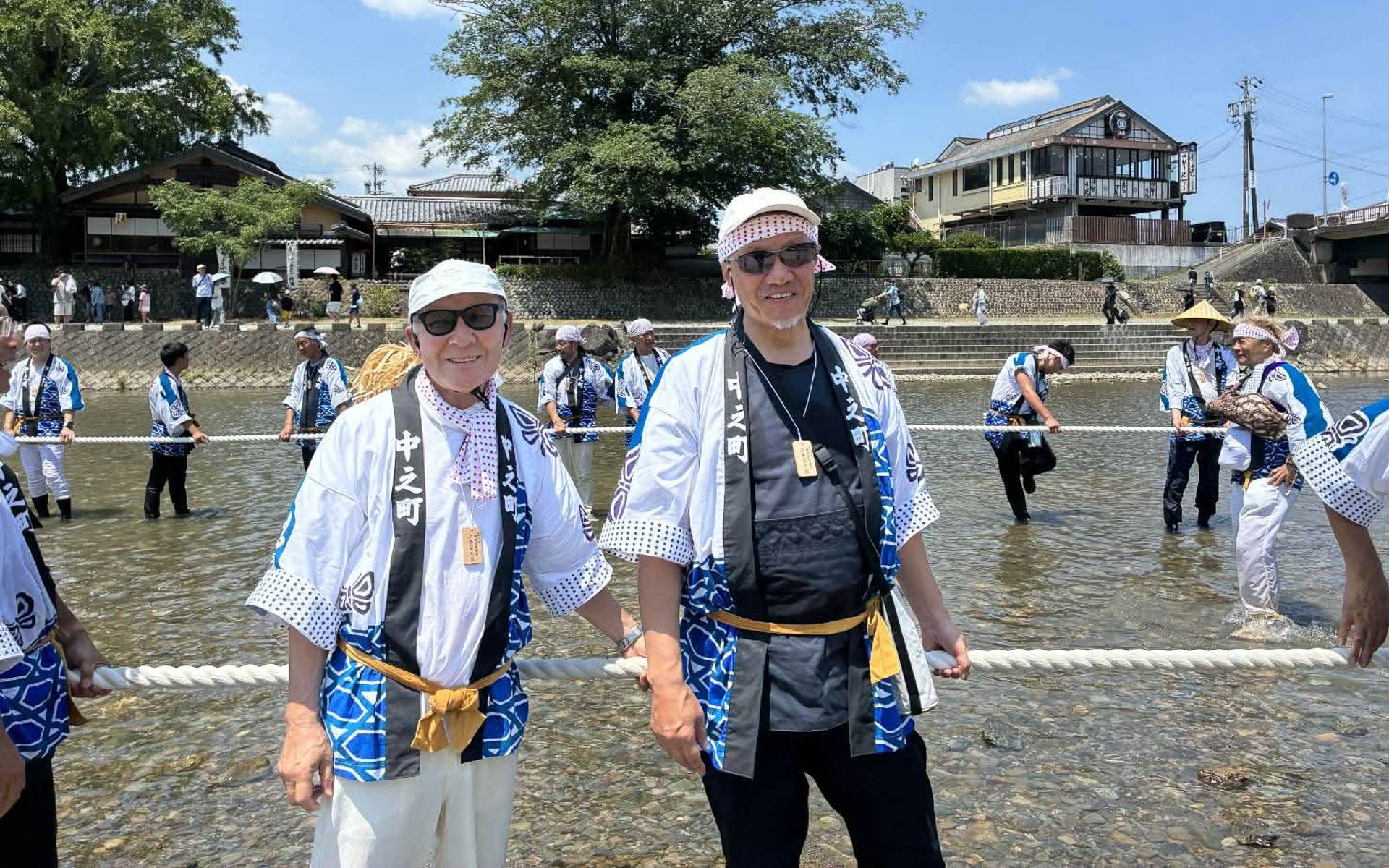 横浜ゴムでお世話になった三上さんと再会。記念写真