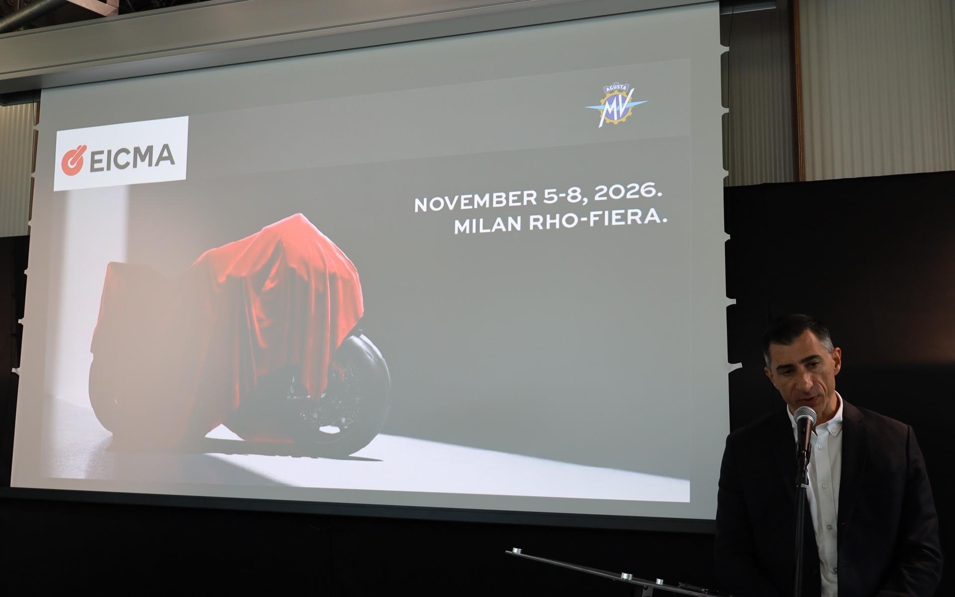 2026年のEICMAでは、将来の製品ラインアップや今後の展開について重要な発表を行なう予定
