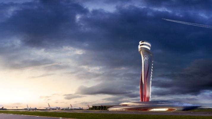 ATC Tower Istanbul Airport designed by Pininfarina（イスタンブール空港 航空管制塔）