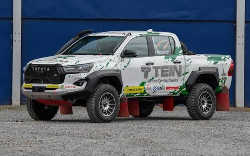Team TEINの参戦マシン「TOYOTA Hilux GR Sport」、ドライバーは鎌田卓麻選手/柳川直之選手組