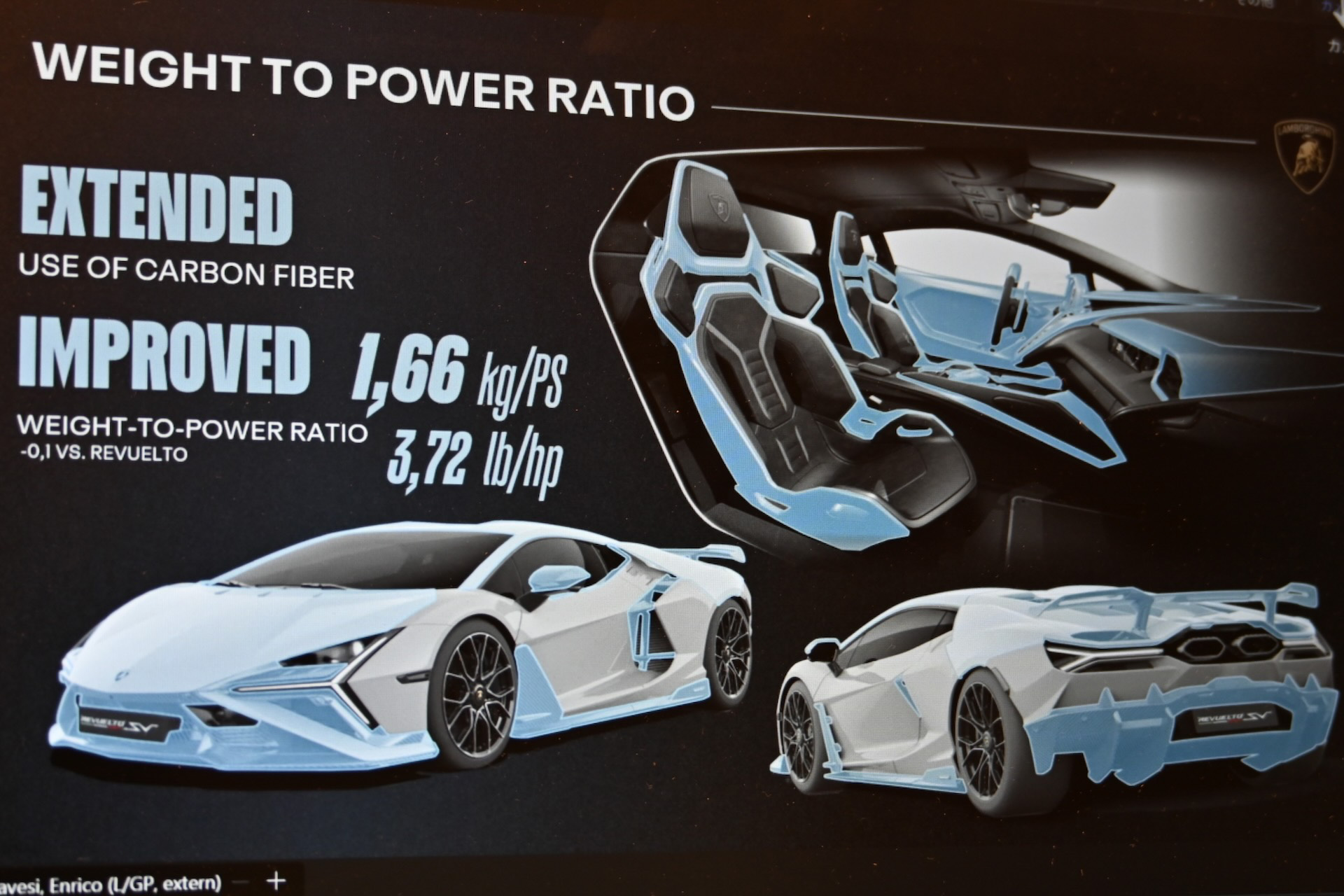 パワーウエイトレシオは1.66kg/PSを実現