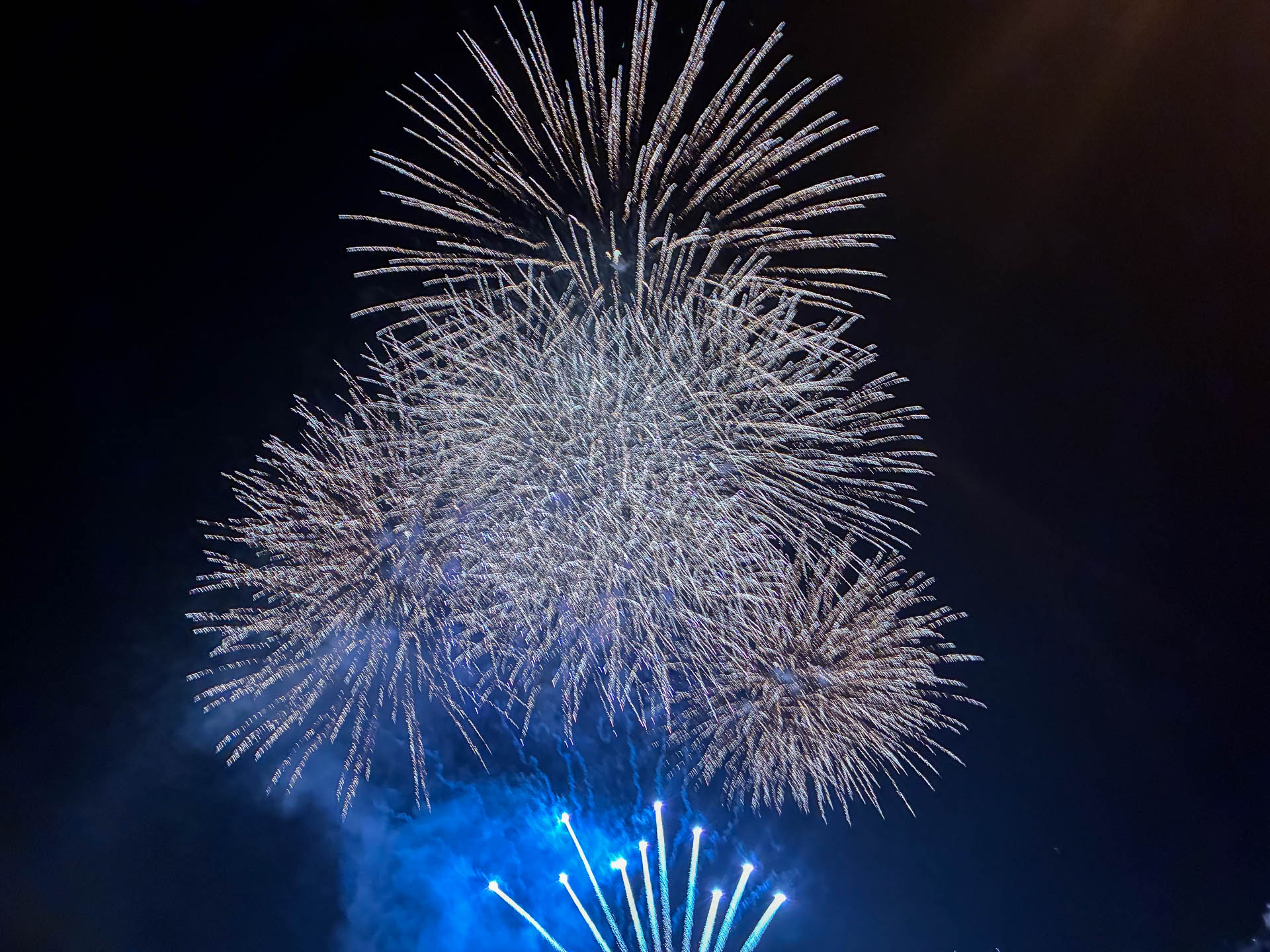 見事な花火を見ると今年も夏だなぁと実感する