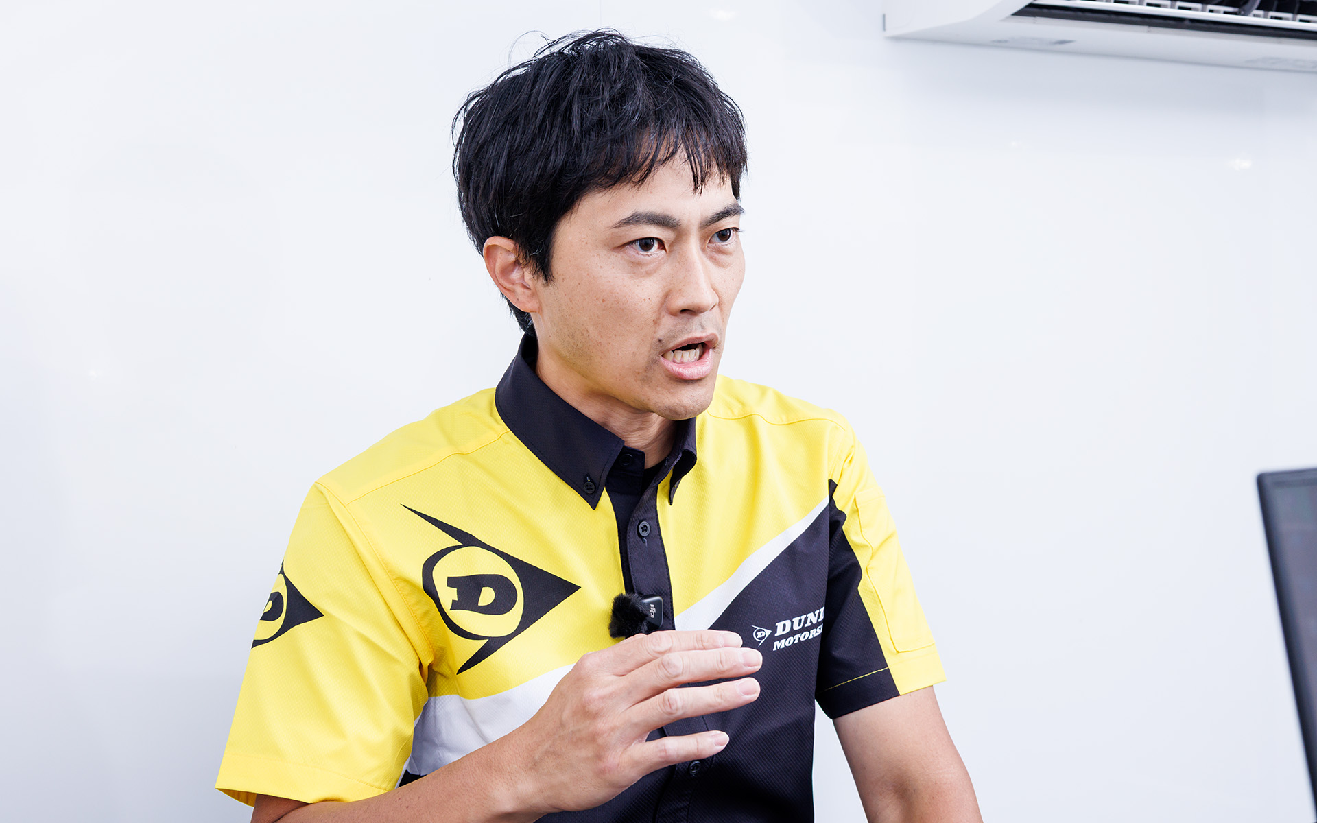 住友ゴム工業株式会社 タイヤ事業本部 モータースポーツ部 モータースポーツ開発1グループ 課長代理 久保直也氏（GT300担当）
