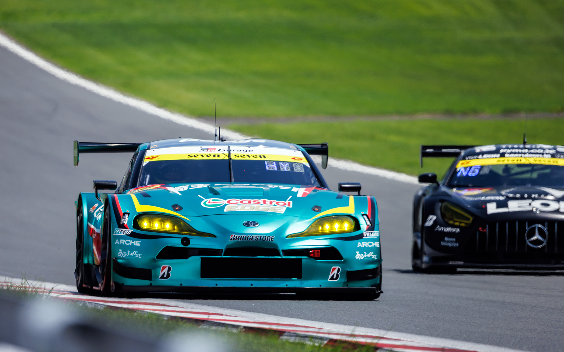 スーパーGT第4戦富士でGT300クラスを制した52号車 Green Brave GR Supra GT（吉田広樹/野中誠太組、BS）