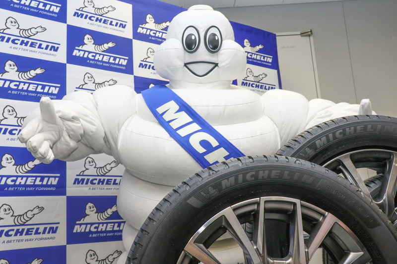 サーキットやイベント会場などに登場するミシュランマン