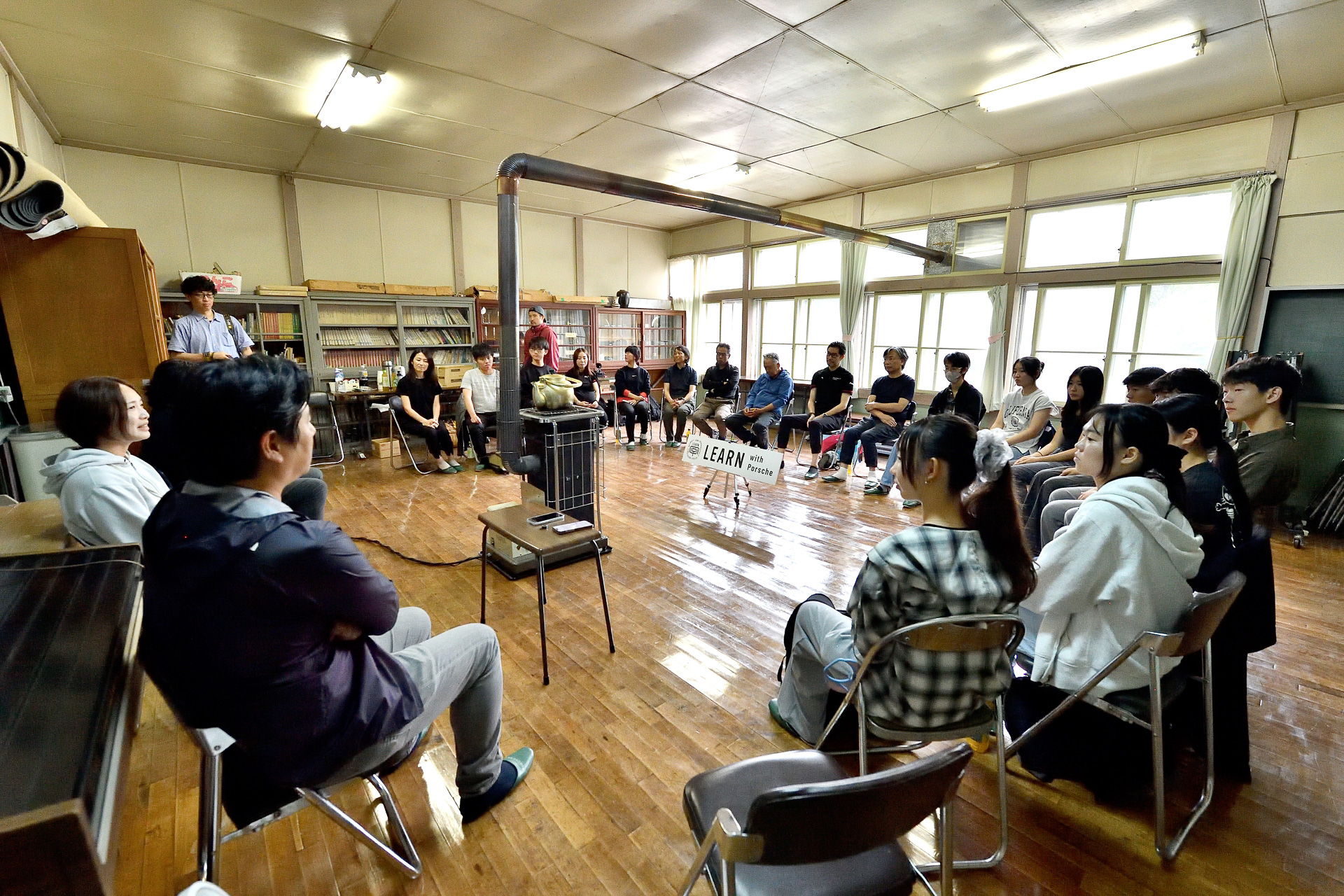いよいよ最終日。帰る前に皆でプログラムの振り返りを行なった