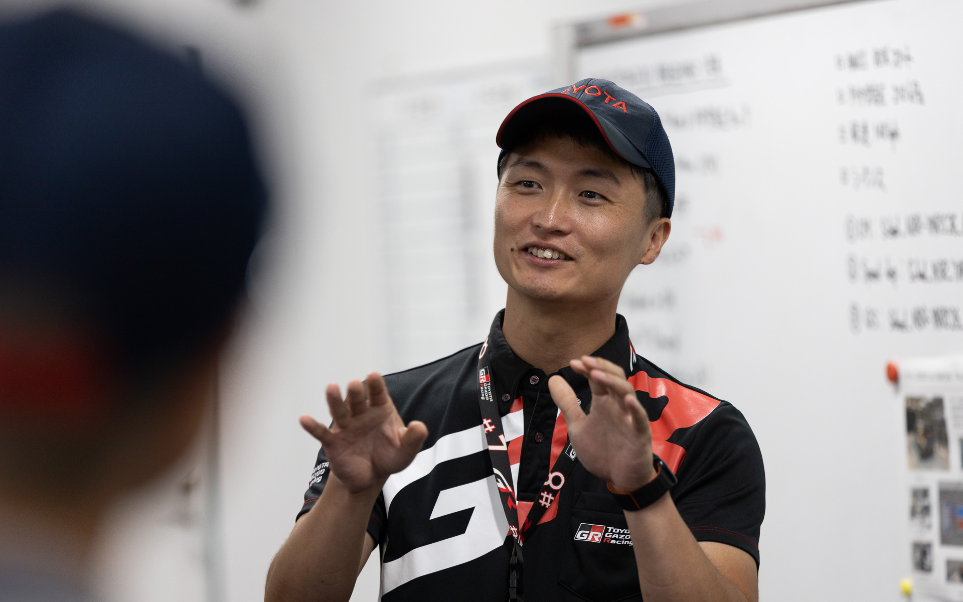 GRヤリス ニュルブルクリンク24時間レース仕様開発責任者であるトヨタ自動車株式会社 GAZOO Racing Company GR統括部 ZR GR4主任 久富圭氏