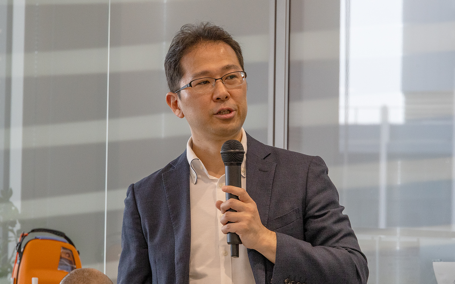 質疑応答に参加したアーチオン 統合商品戦略部 部長 薦田知章氏