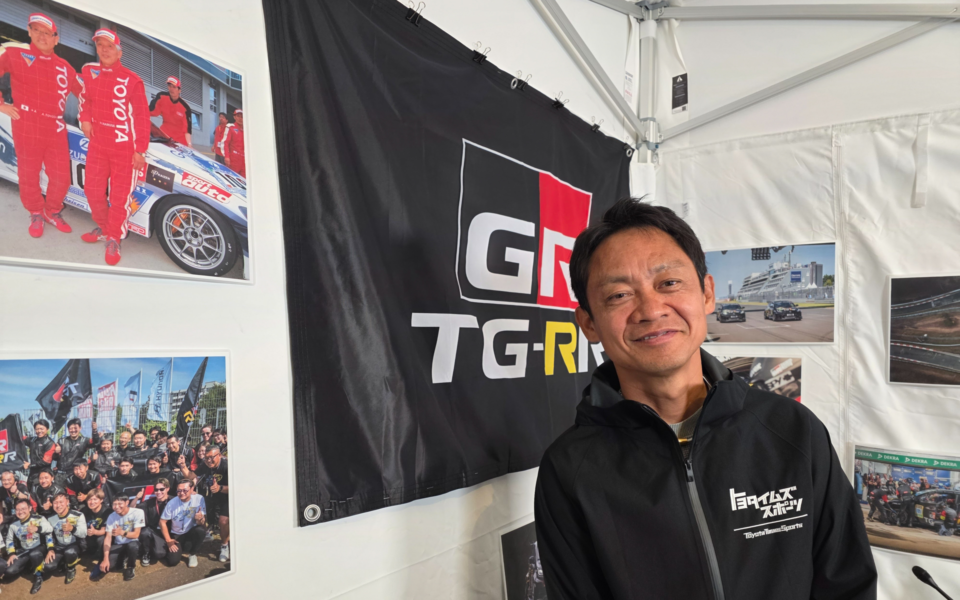 トヨタのニュル24時間レースへの挑戦を語るのに欠かせない1人の脇阪寿一氏（2026年のニュル24時間レースの現場にて撮影）