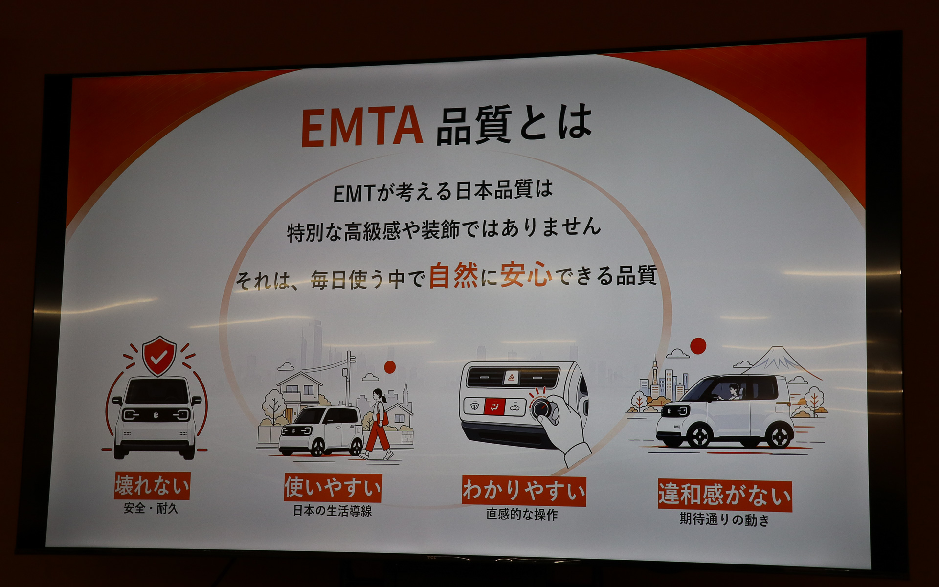 EMTAでは「日本品質」を「毎日の生活で自然に安心して使える品質」と定義