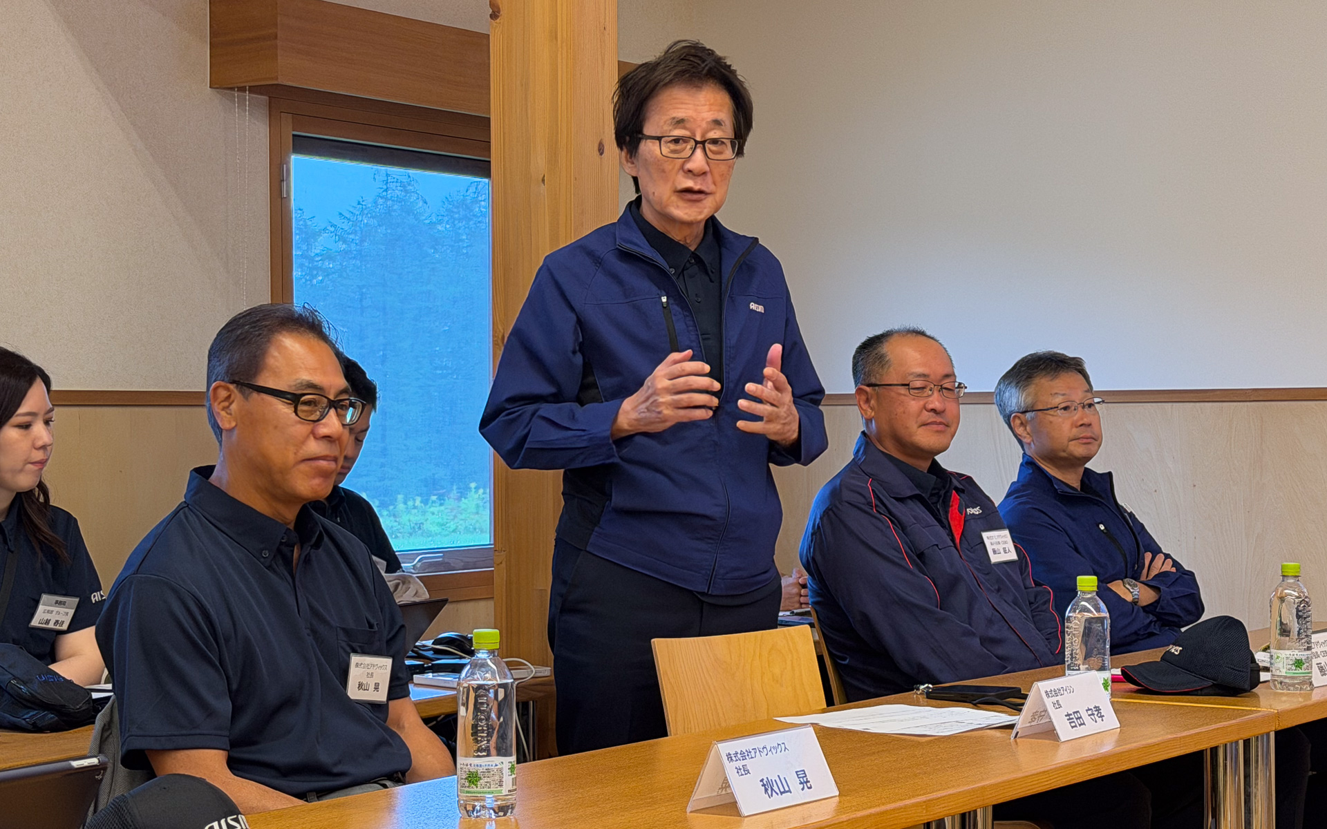 電動化や知能化の開発方針について語るアイシン株式会社 取締役社長 吉田守孝氏
