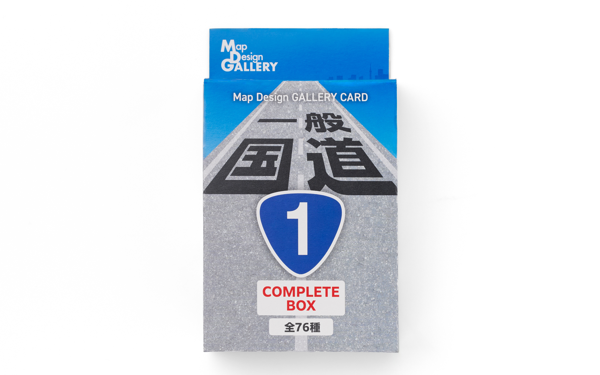 Map Design GALLERY CARD/一般国道①コンプリートBOX（76枚入り/数量限定）