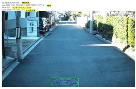パトロールカーに搭載した専用車載器で取得した画像データをAIで解析する