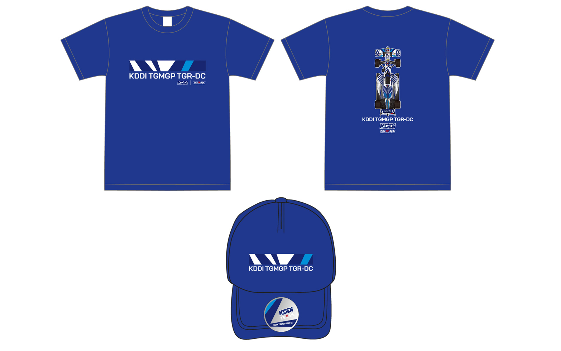 KDDIファンシートの応援グッズ（オリジナルTシャツ・オリジナルキャップ）