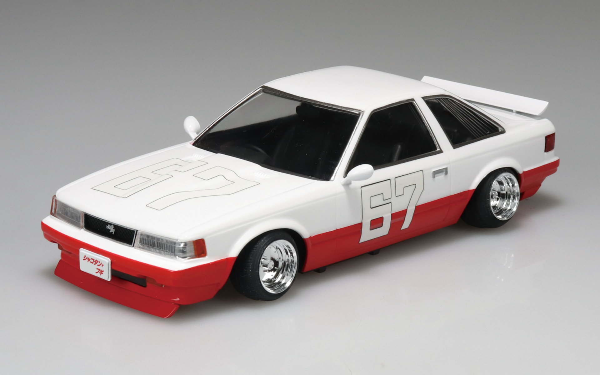 「1/24 シャコタン☆ブギ No.08 ハジメのソアラ Ver.2」、スケール：1/24、全長：約195mm、価格：3520円、発売予定：2026年11月※トヨタ自動車（株）監修中