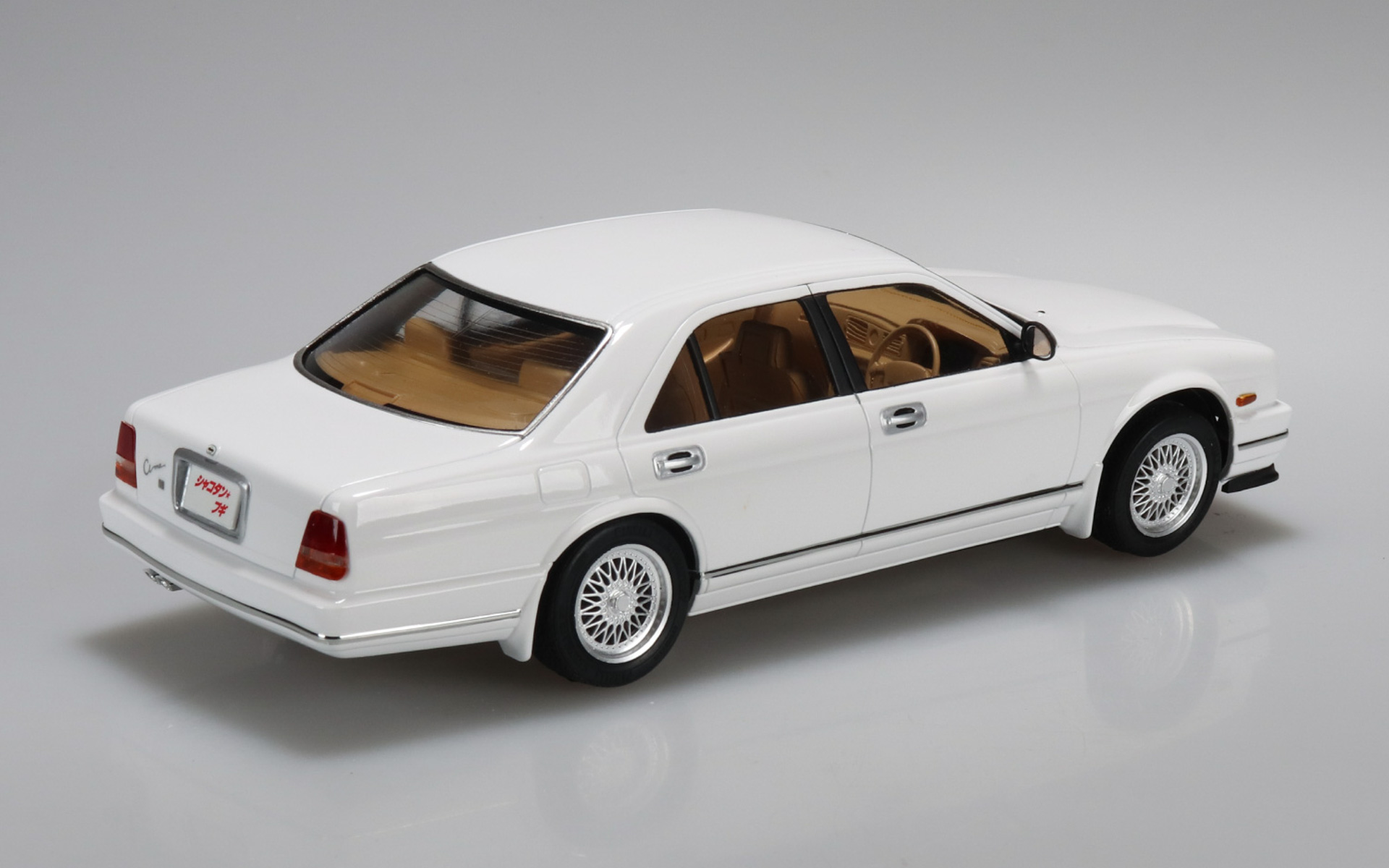 「1/24 シャコタン☆ブギ No.09 水谷君のY32 シーマ」、スケール：1/24、全長：約185mm、価格：3520円、発売予定：2026年11月※日産自動車（株）申請中