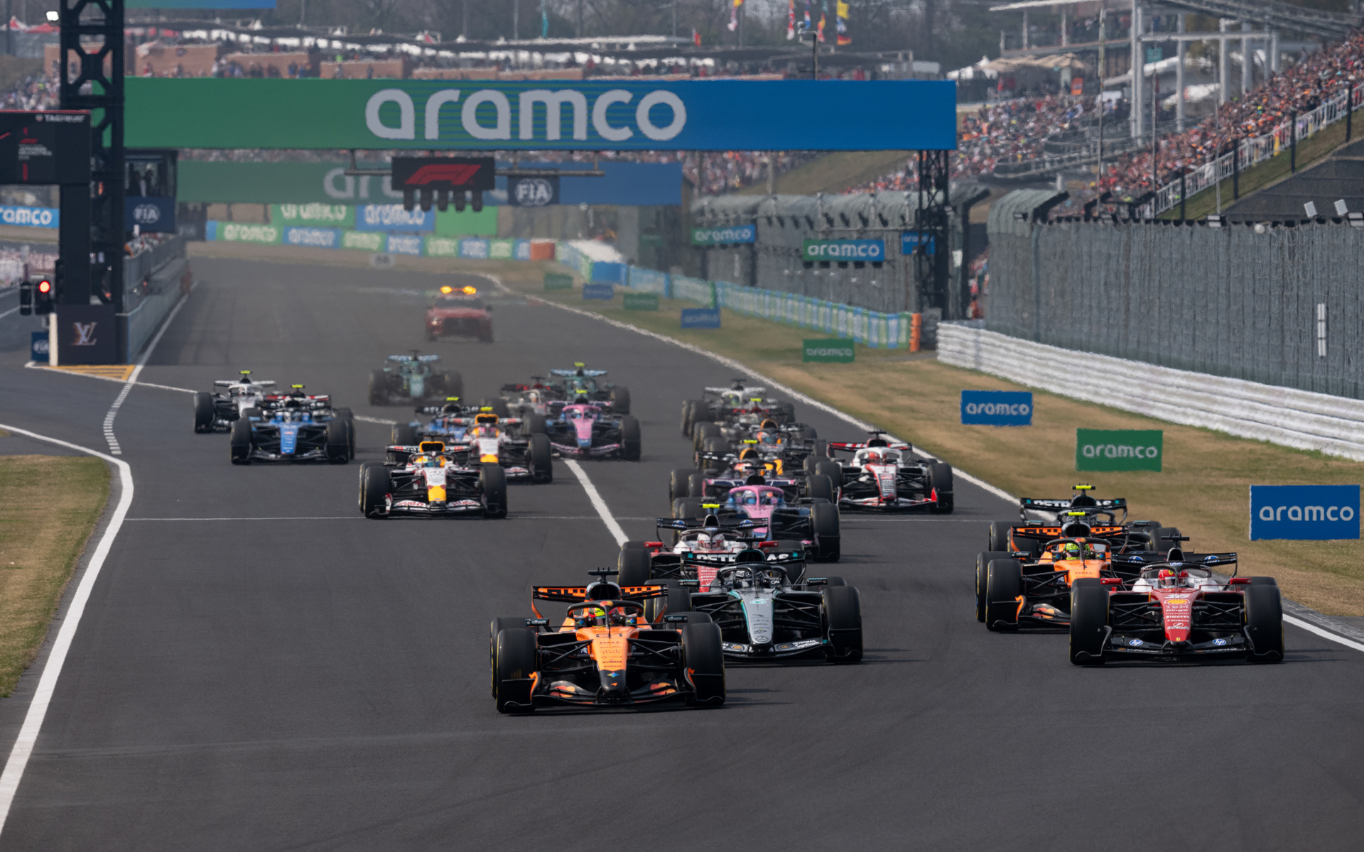 2026 FIA F1世界選手権シリーズ Aramco 日本グランプリレースのスタートの様子