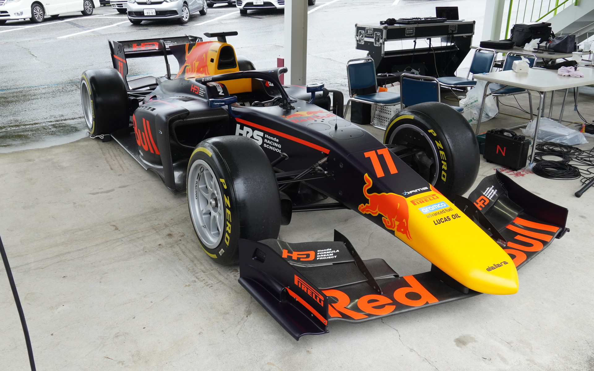 岩佐歩夢選手がヨーロッパのFIA-F2選手権で実際に走らせた「F2レースマシン」